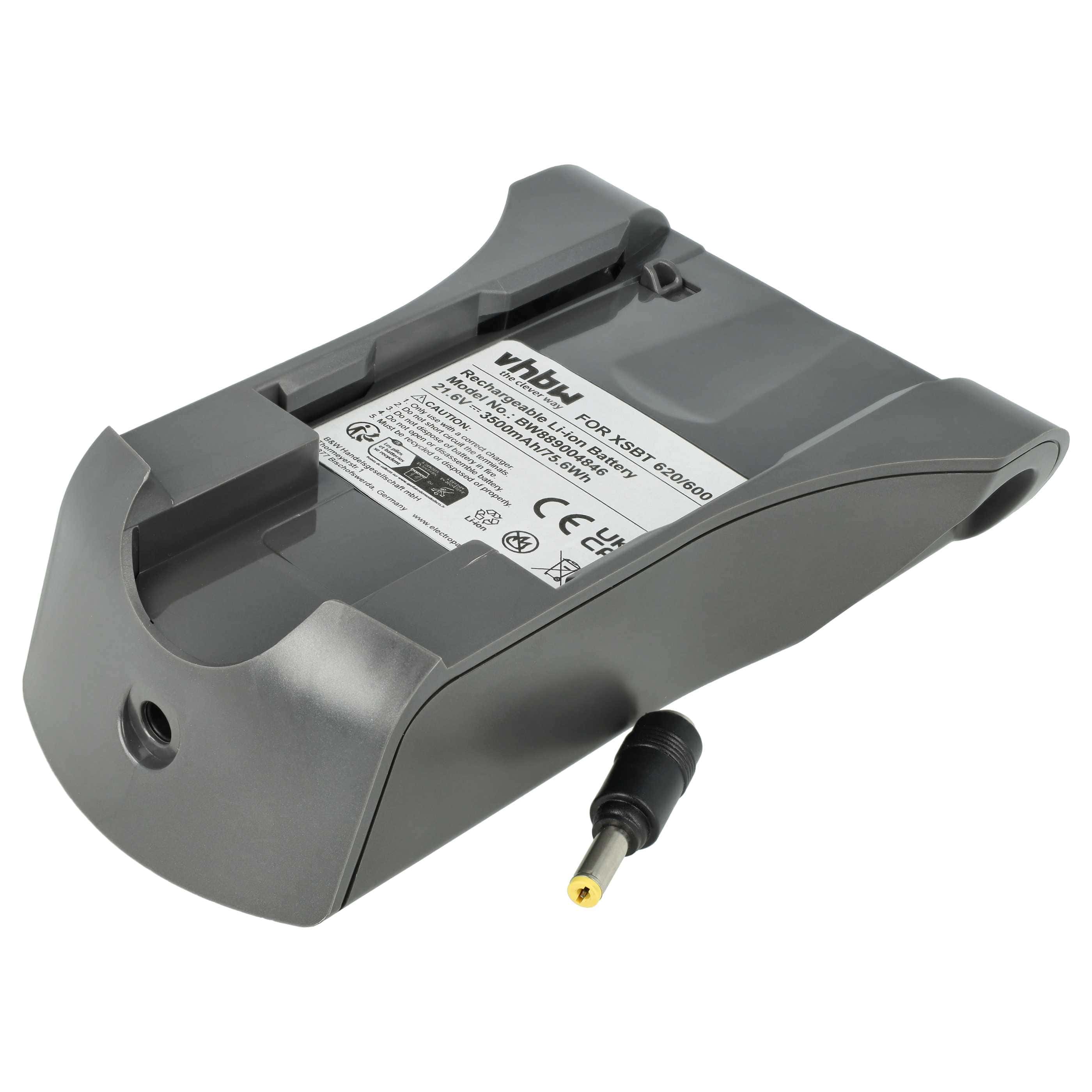 Battery replaces XSBT620 for Shark 3500mAh, 21.6V, Li-Ion