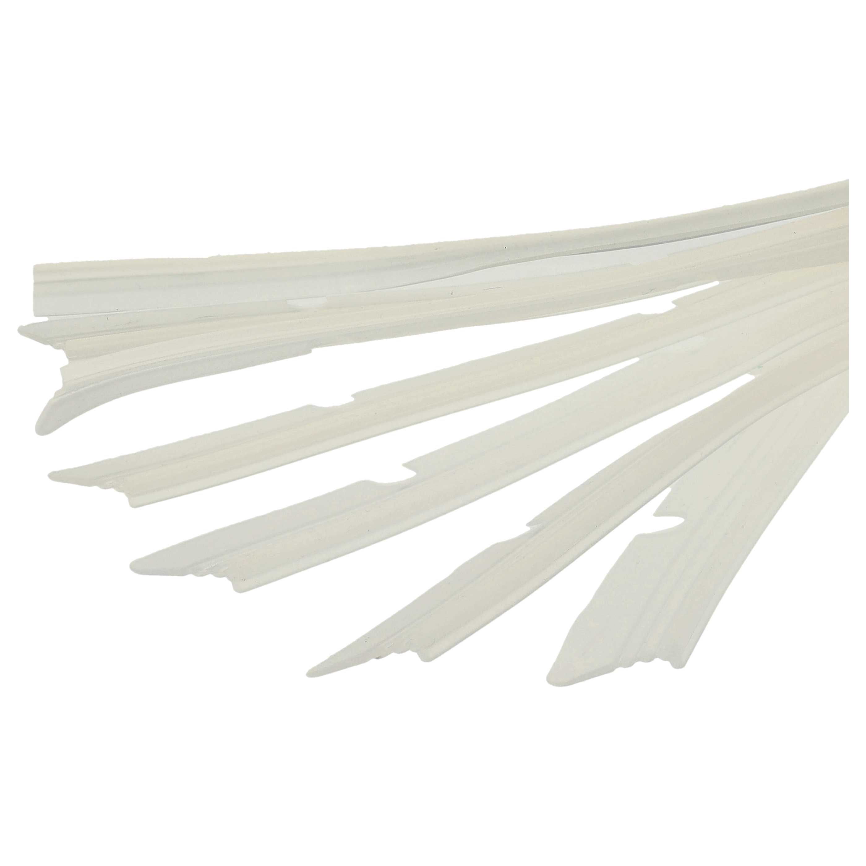 6x Languettes pour aspirateur robot Neato Botvac 70E, 75, 85, 80 - avec lamelles et racleur