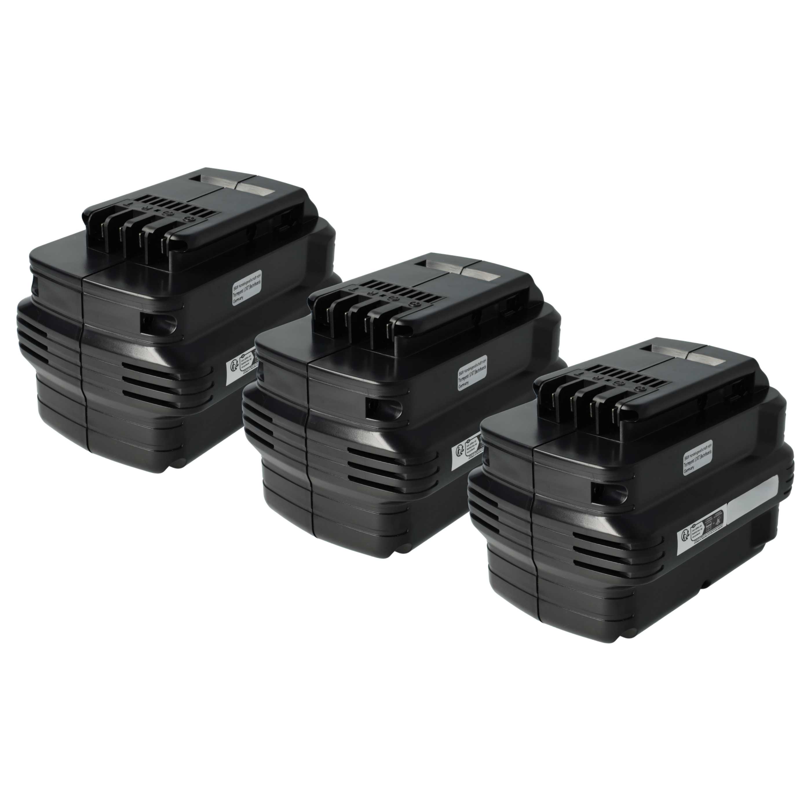 Akku (3x Stück) 24V als Ersatz für Dewalt DE0242, BHA24, DE0243, DE0241, DE0240-XJ, DE0240 - 3Ah, NiMH