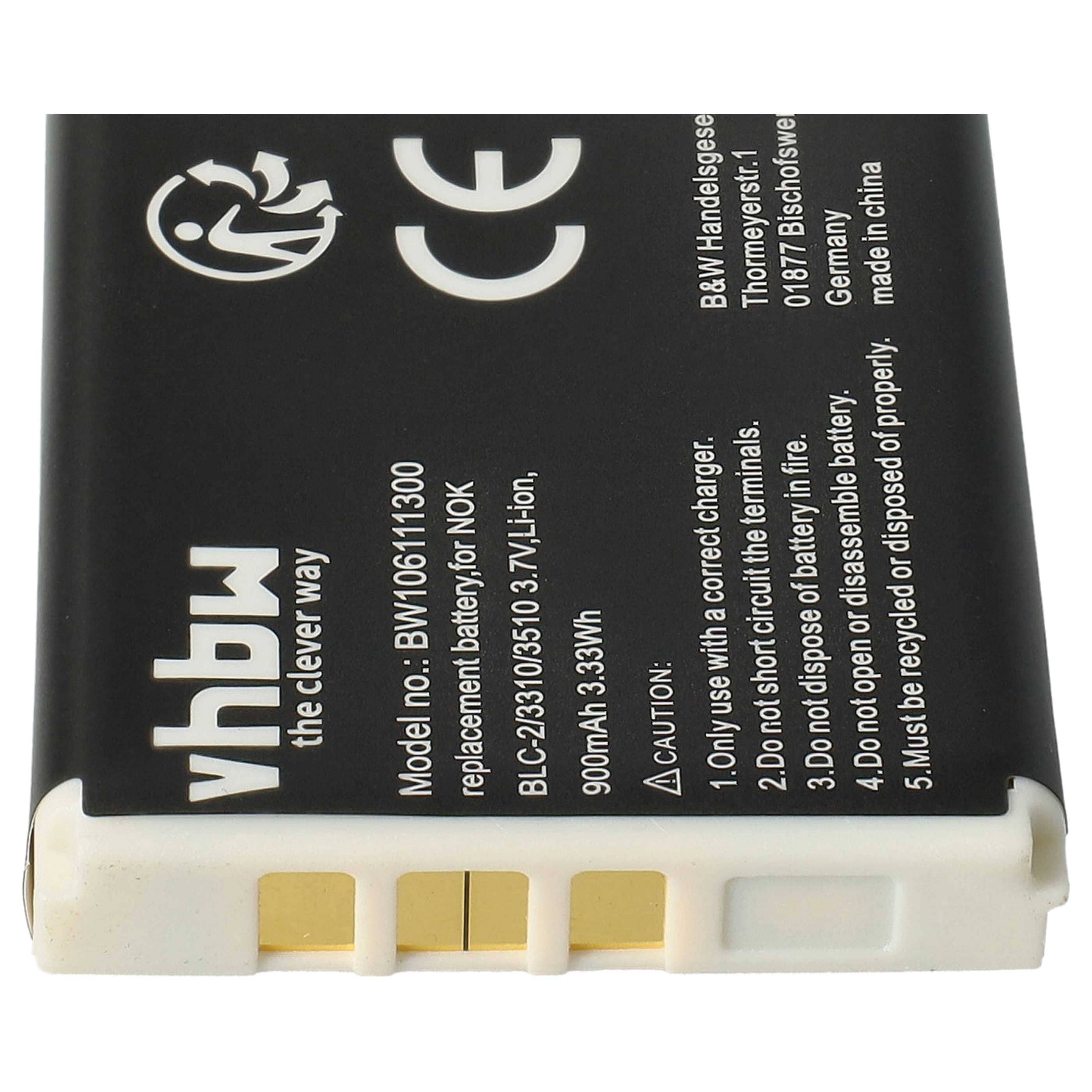 Akumulator do telefonu smartfona Nokia 3310, 3330, 3410, 3510, 5510, 6800 - 900 mAh 3,7 V Li-Ion