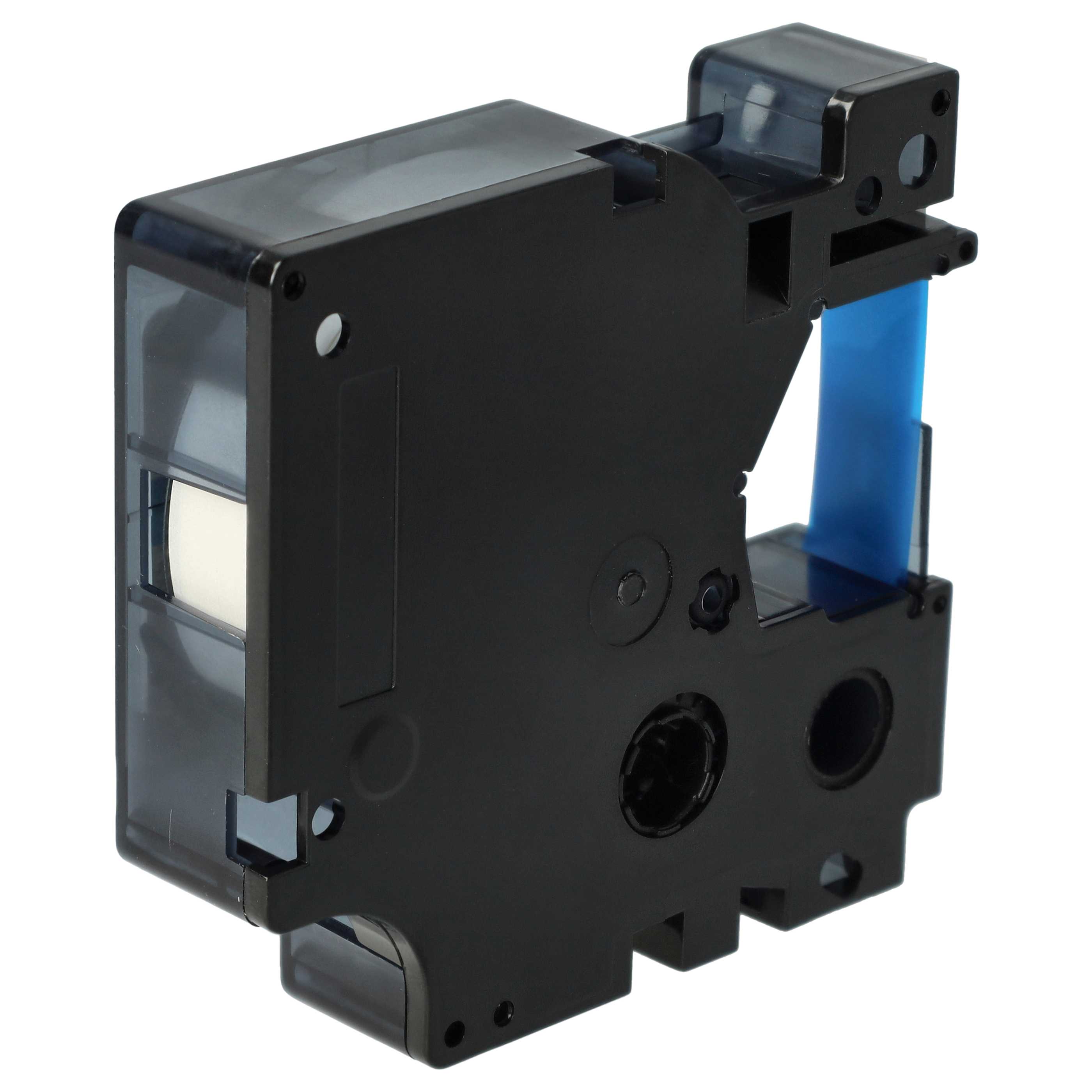 Label Tape replaces Dymo D1, 40911 - 9 mm Blue to Transparent