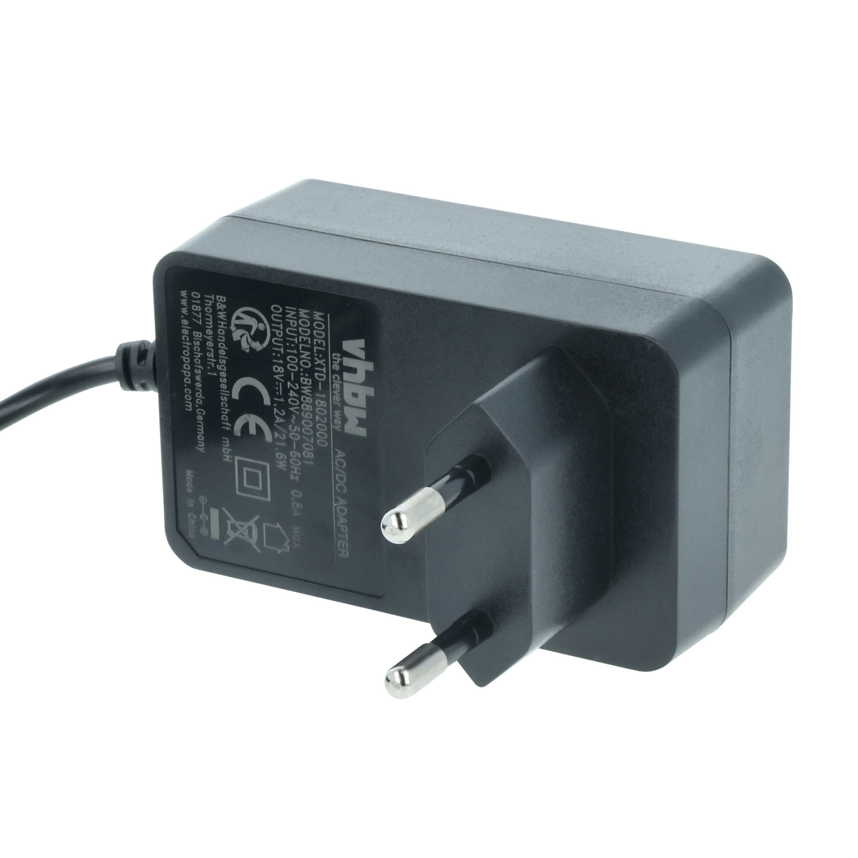 Mains Power Adapter replaces Flex 4030293224704, 496189 for Flex DAB Radio, VHF Radio, Job Site Radio - 170 cm