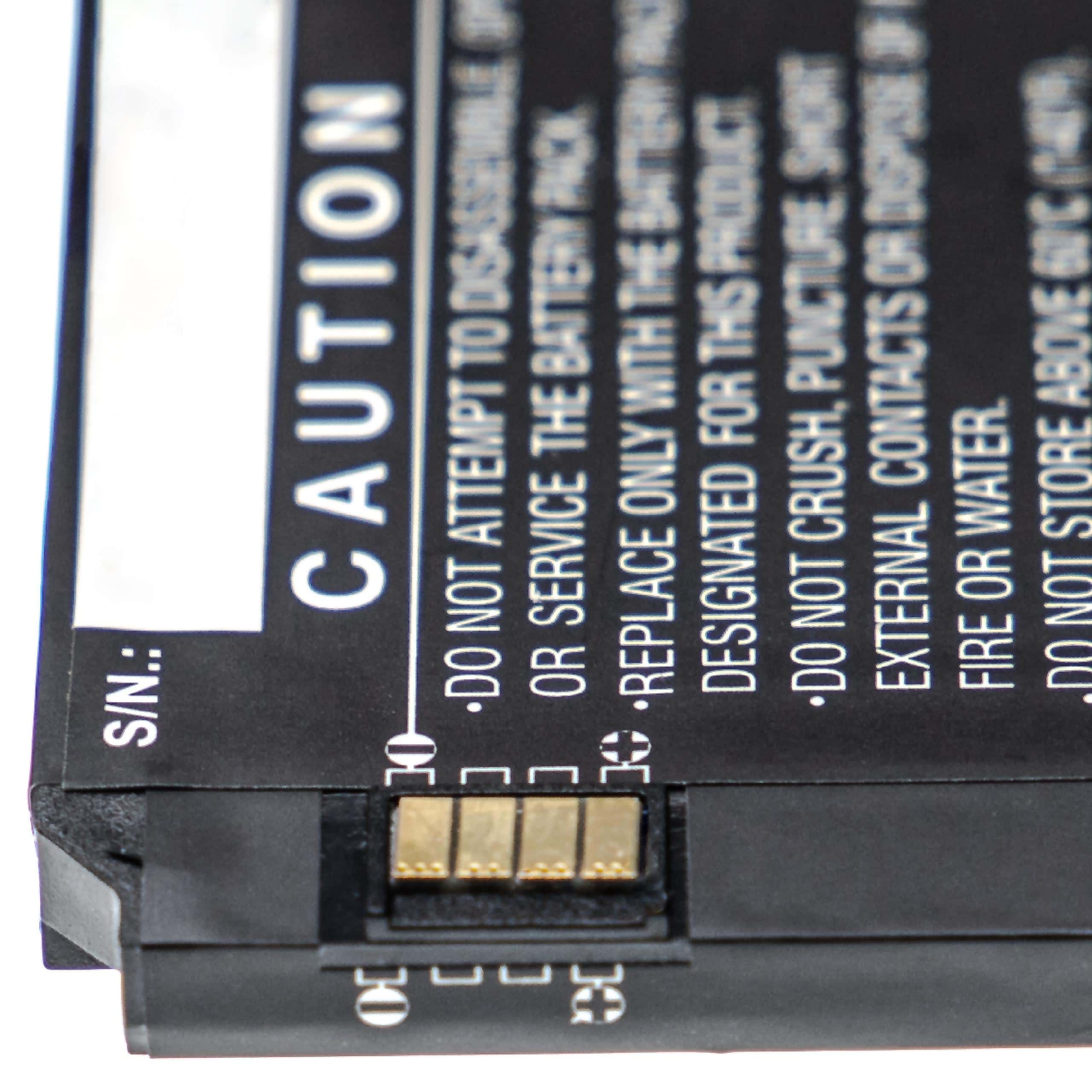 Batterie remplace Cisco BI-HERMI-1K4KSX-01 pour téléphone - 1500mAh 3,7V Li-ion