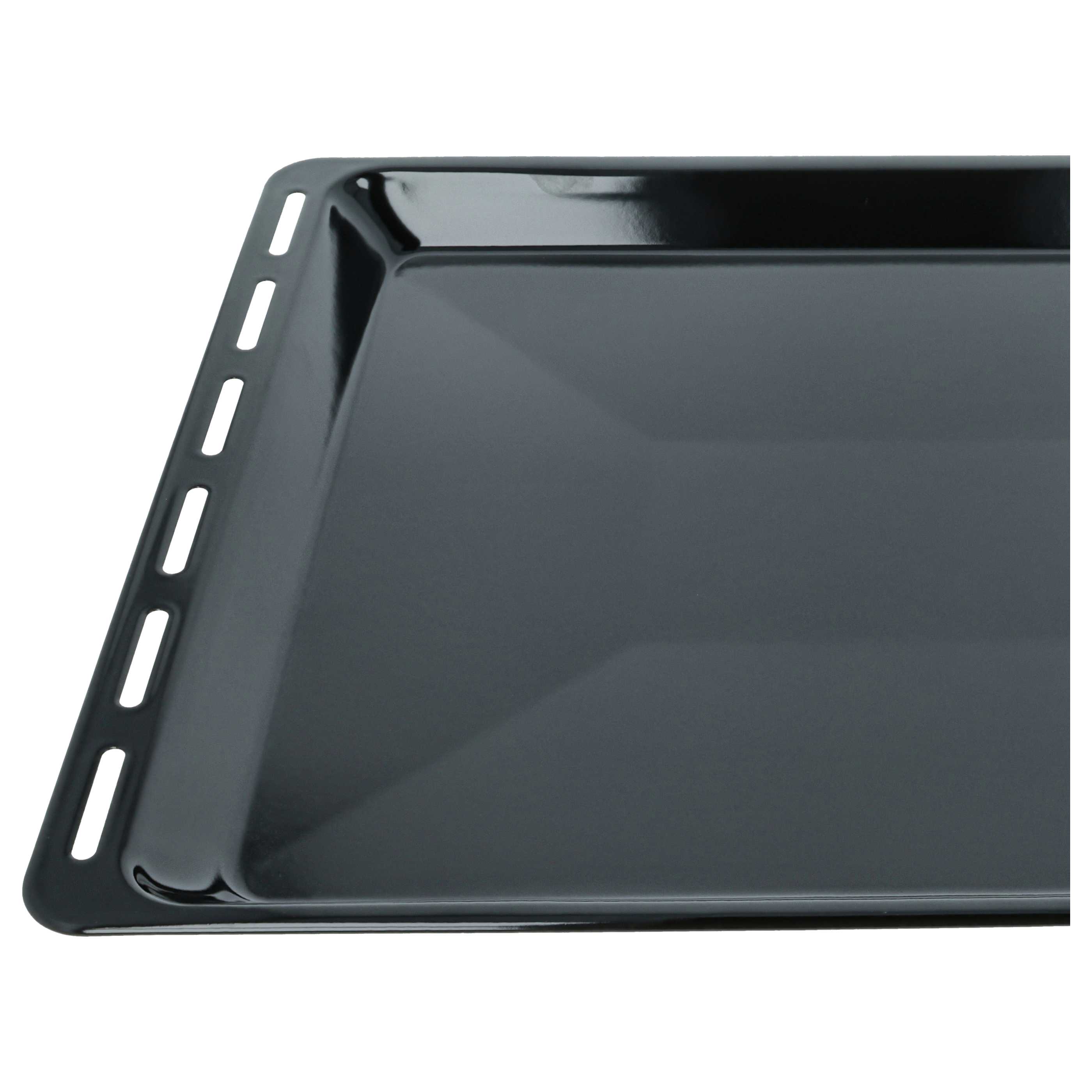 Plaque remplace Amica 00434175, 00435847, 00574876, 00574912 pour four - 46,5 x 37 x 3 cm, anti-adhésif noir