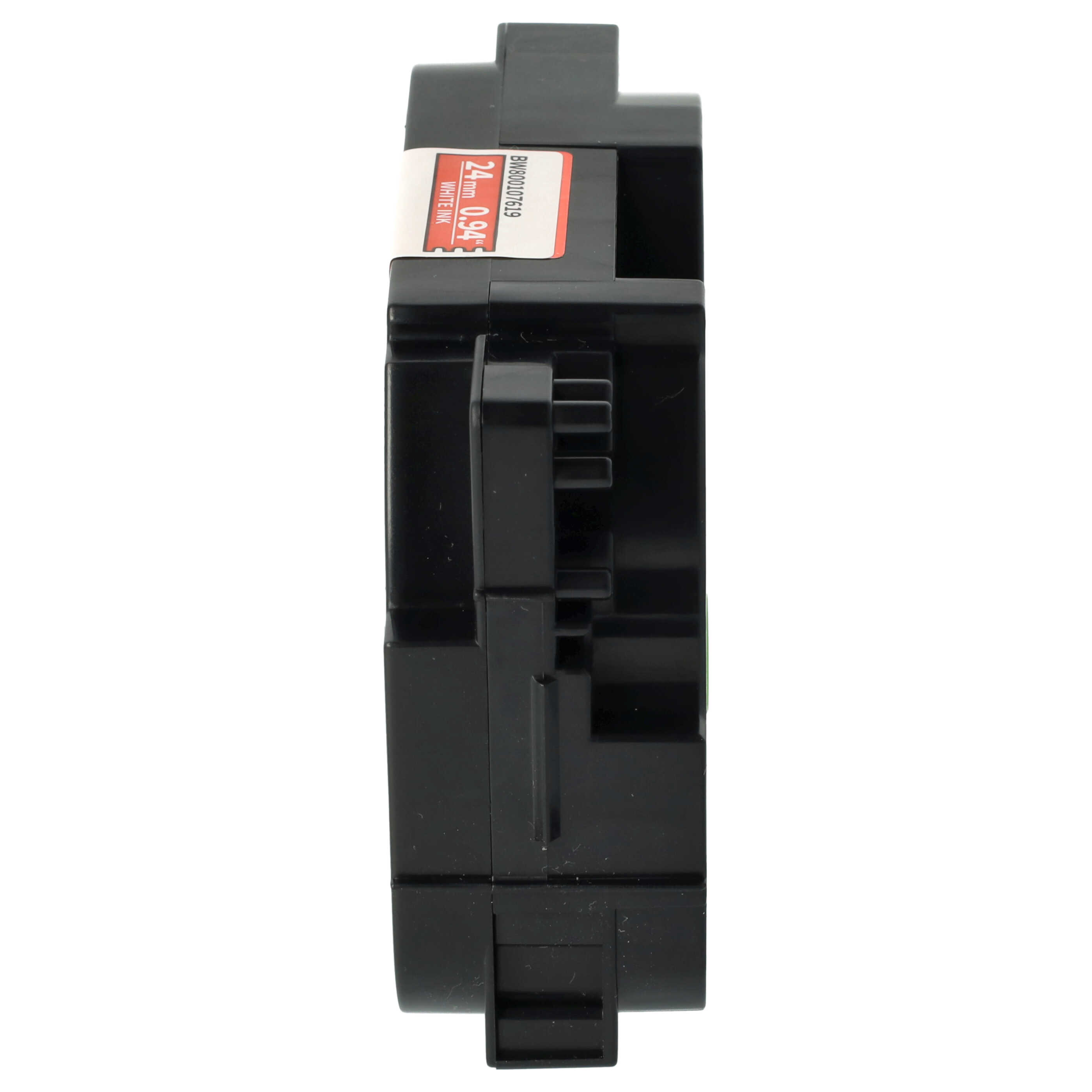 Cassetta nastro sostituisce Brother TZE-455, TZ-455 per etichettatrice Brother 24mm bianco su rosso