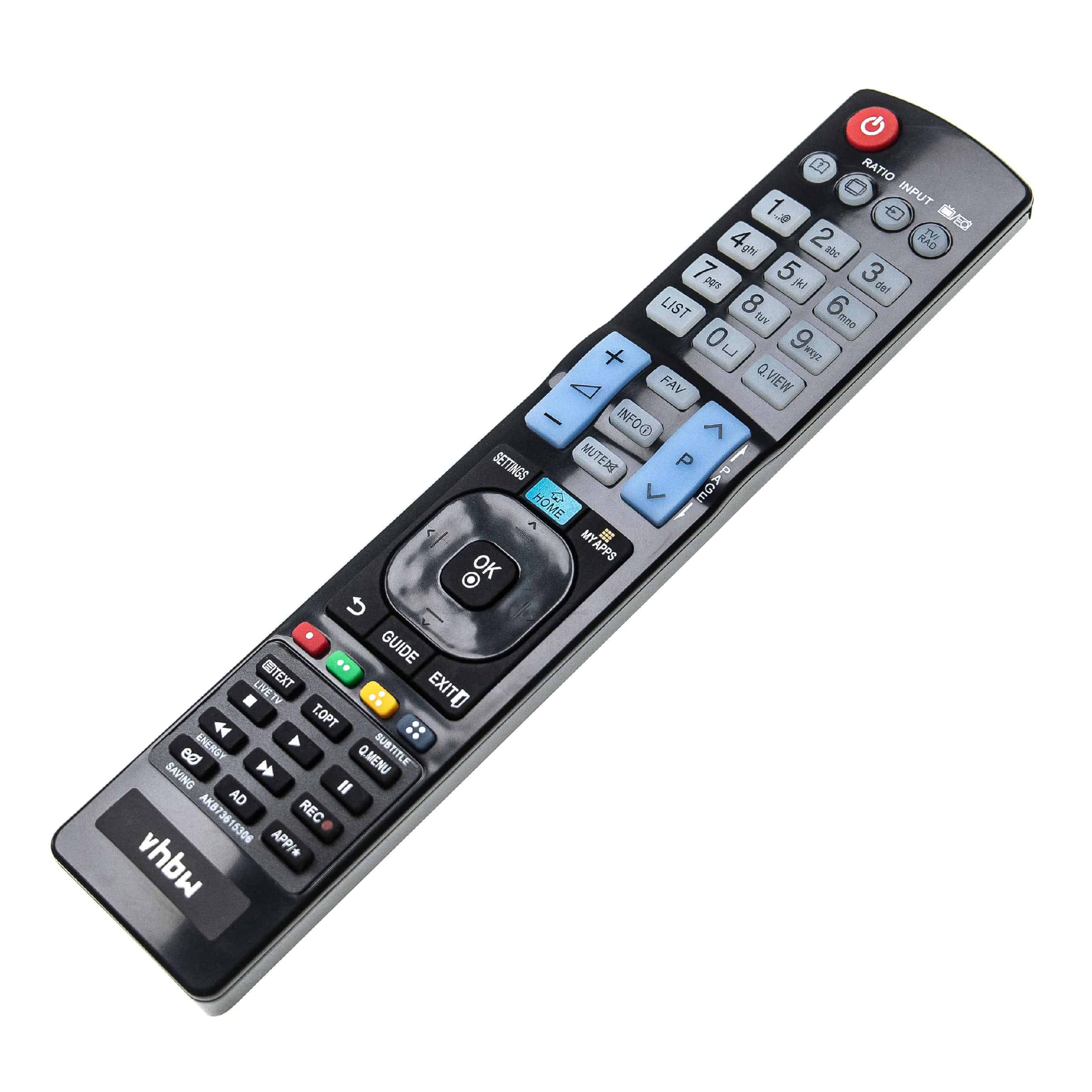 Remote Control replaces LG AKB73615306 for LG