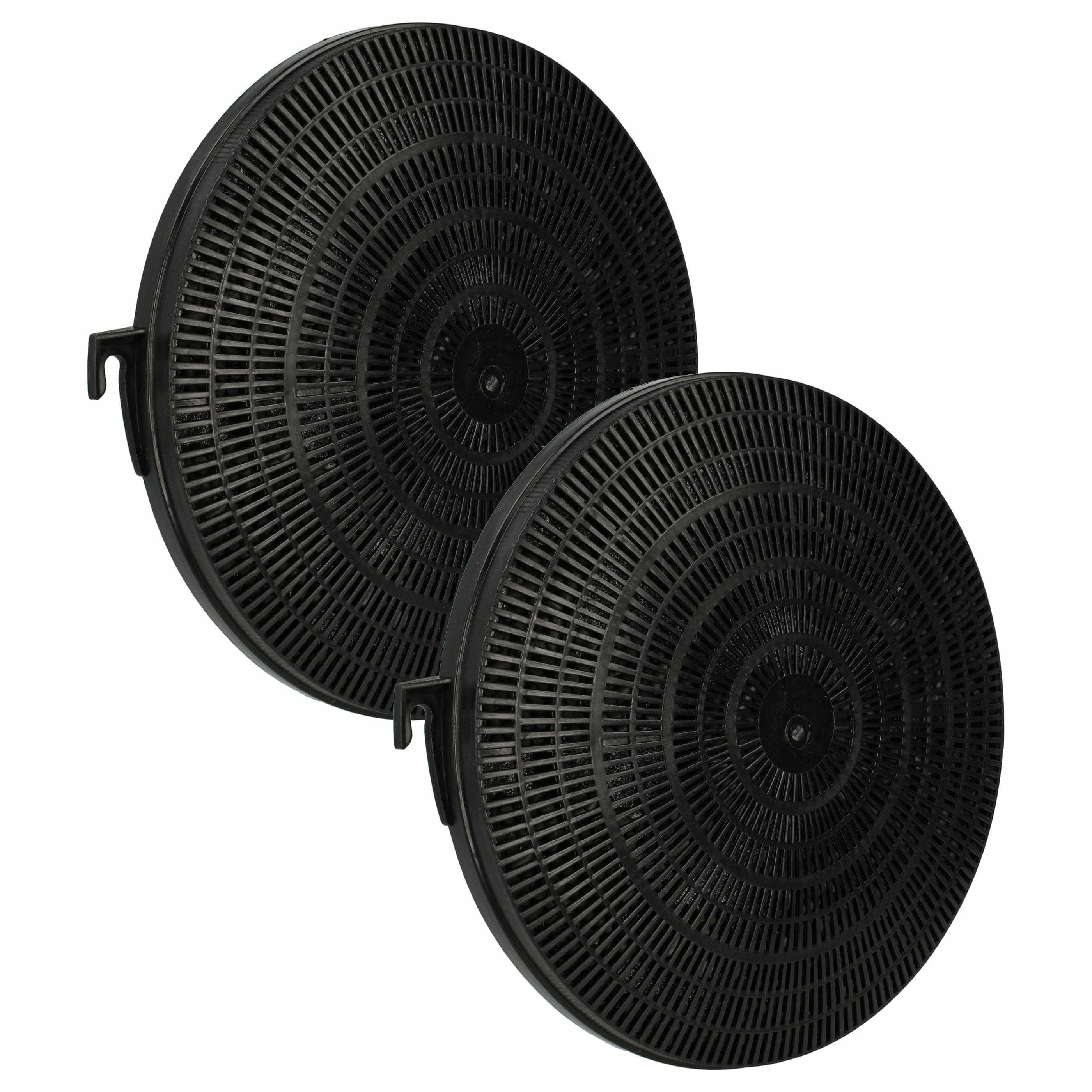 2x Filtres à charbon actif remplace 484000008635, 480181700942, 481281728929, B211, CHF211 pour hotte Zanussi