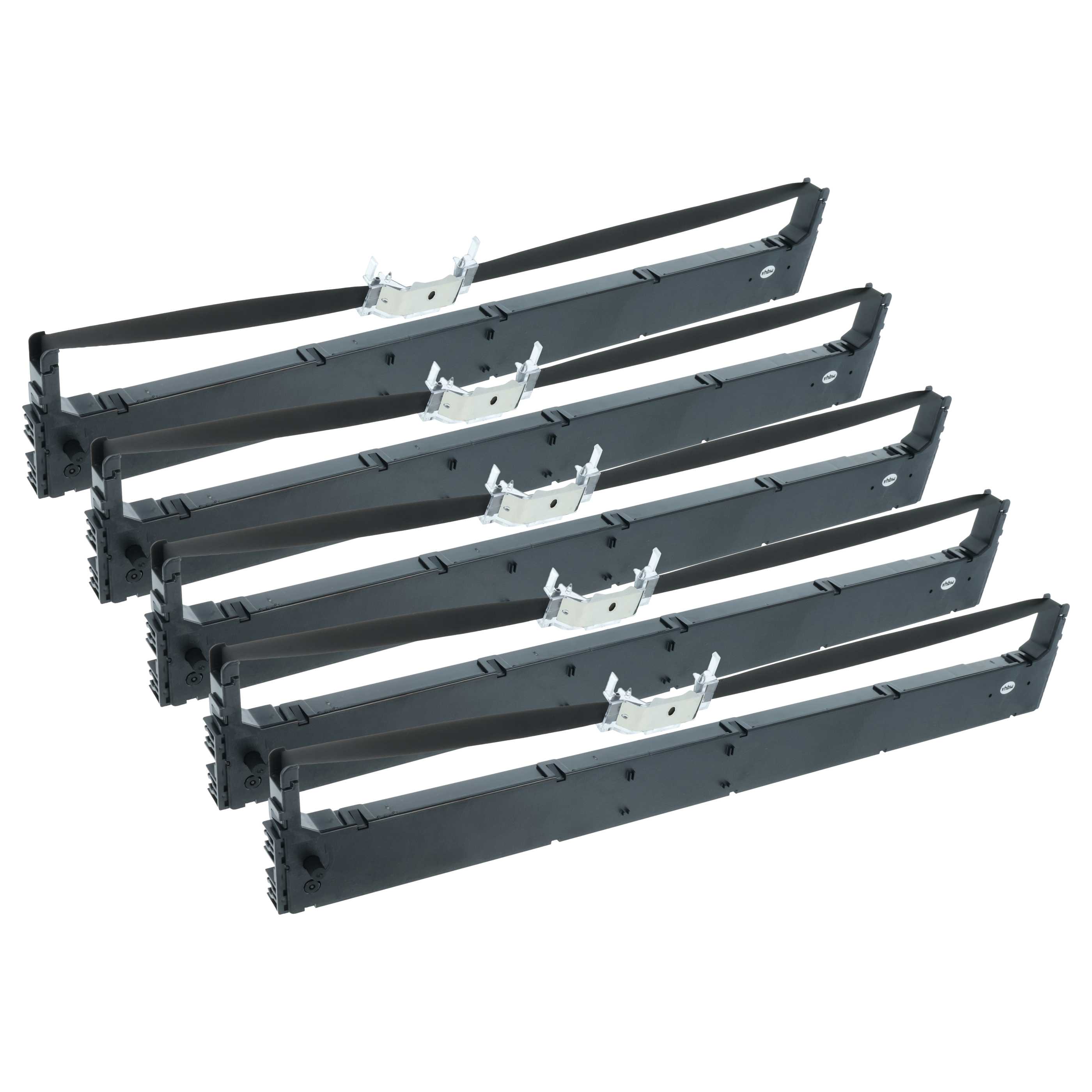 5x Ink Ribbon replaces Tally 044830 for Tally Genicom Dot Matrix, Receipt Printer etc. - Black