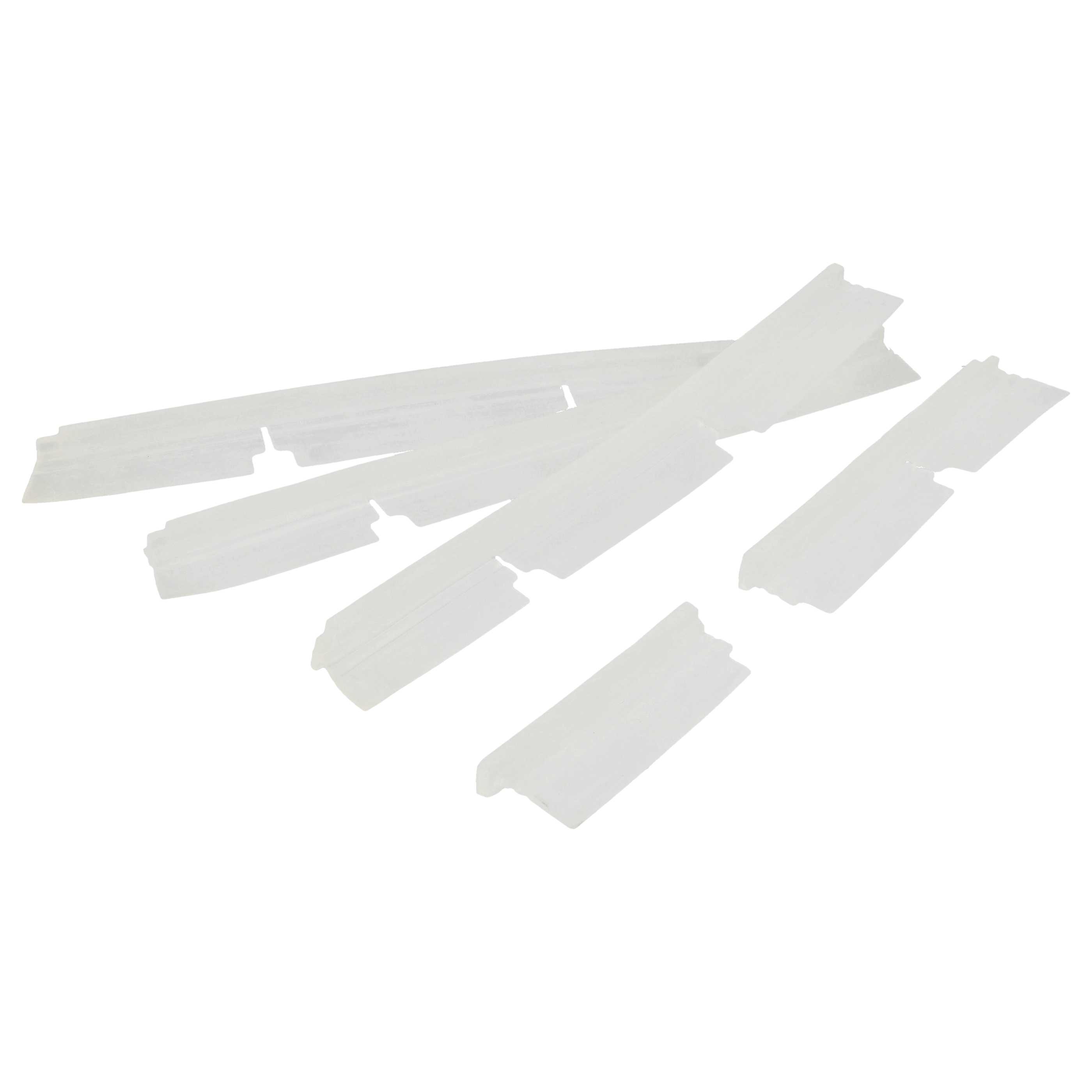 4x Rubber Lip suitable for Neato Botvac 70E, 75, 85, 80 Robot Vacuum Cleaner - With Slats