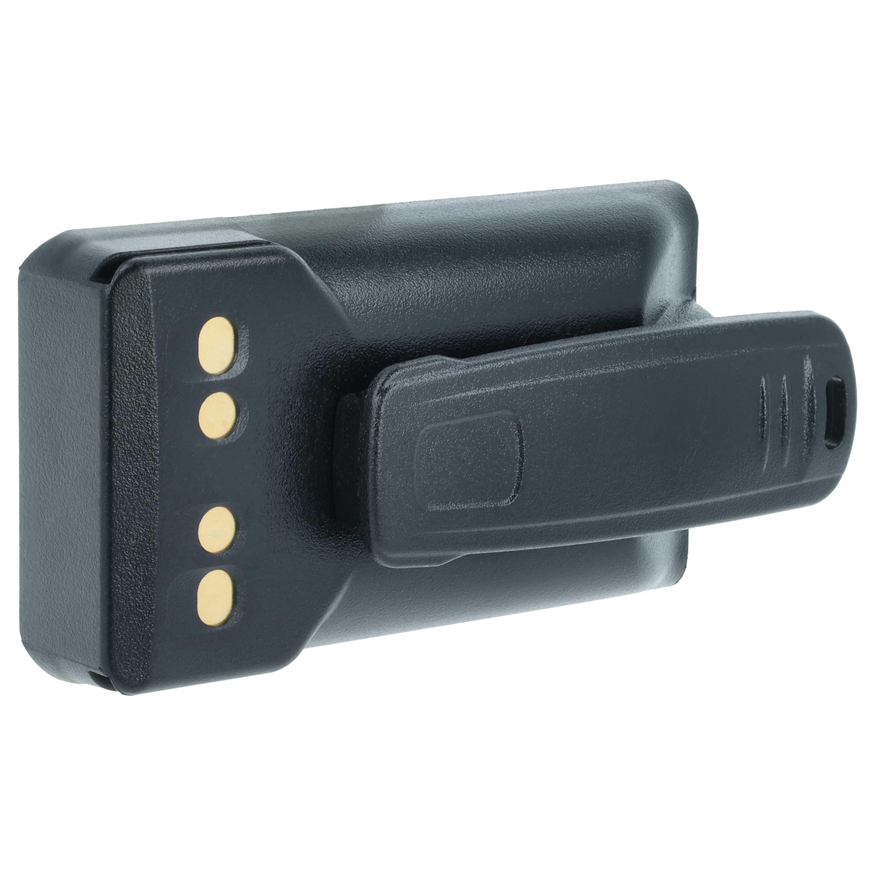 Radio 2x Battery replaces Motorola AAJ67X001, AAJ68X001, AAK66X501 - 2200 mAh 7.4 V Li-Ion + Belt Clip