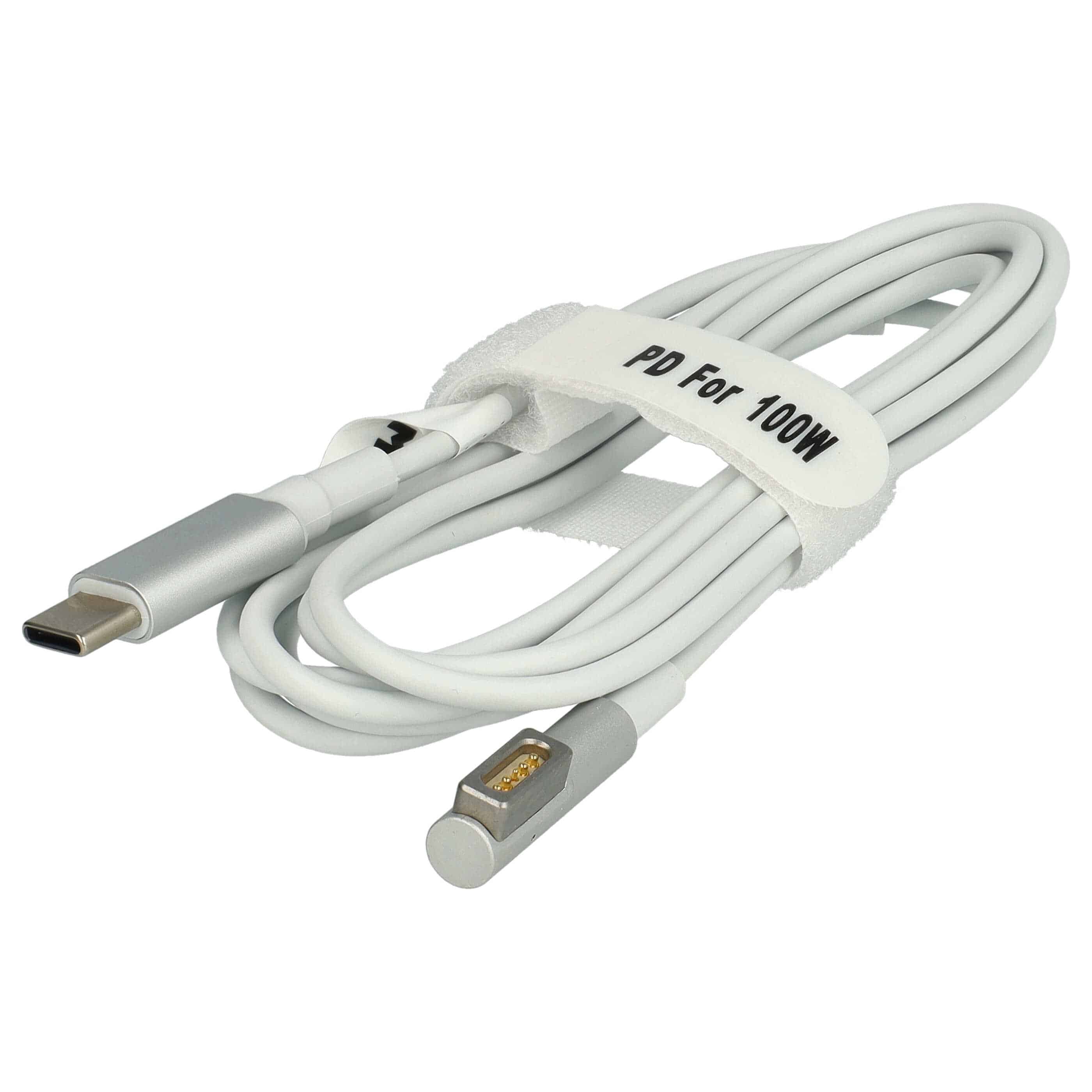 Adapterkabel USB Typ C auf MagSafe 1 als Ersatz für Apple ADA-C2MS1 für Apple Notebook - 100 W, PVC