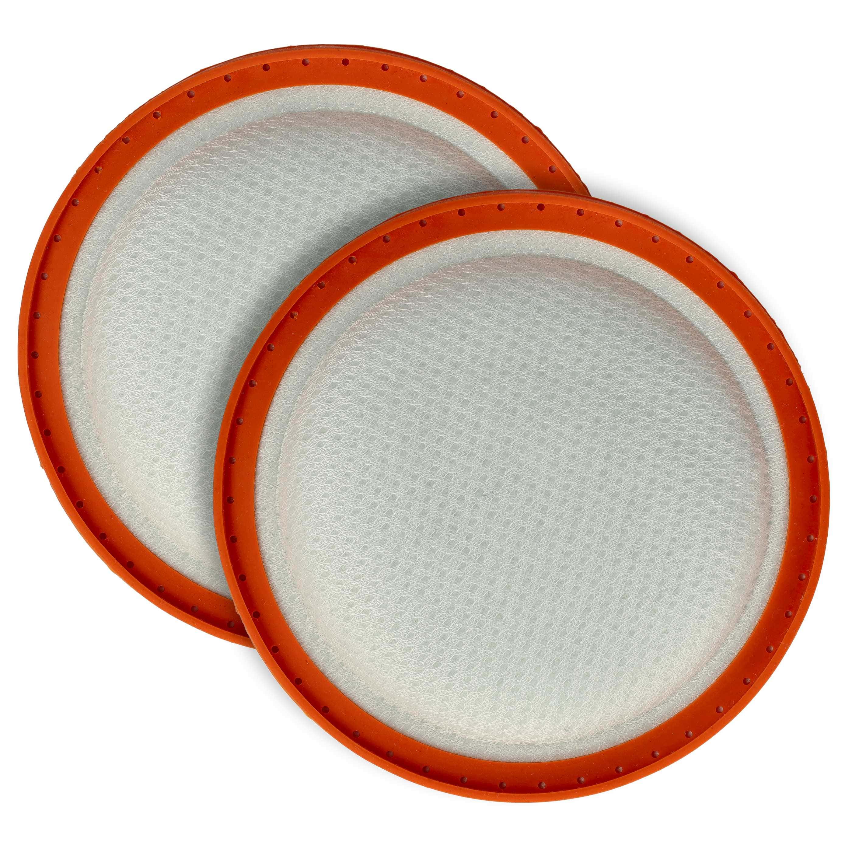 2x Filtermotor filter replaces Dirt Devil 2991001 for Goblin Vacuum Cleaner, 12.4 x 12.4 cm