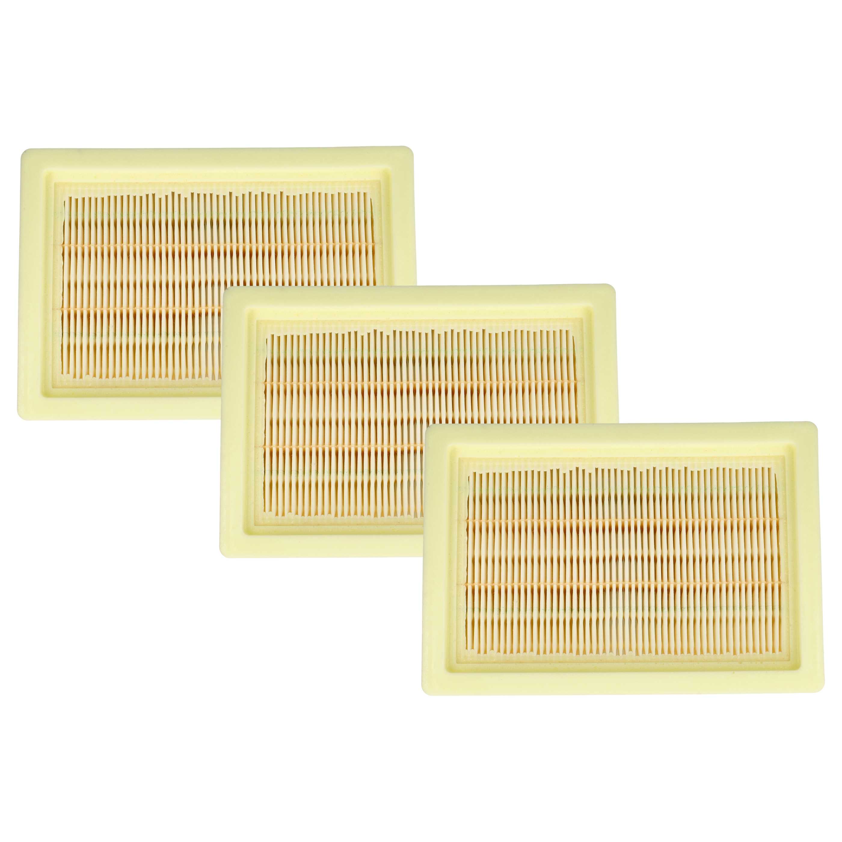3x Filter replaces Metabo 630175000 for Metabo Vacuum Cleaner, filter class HEPA 13