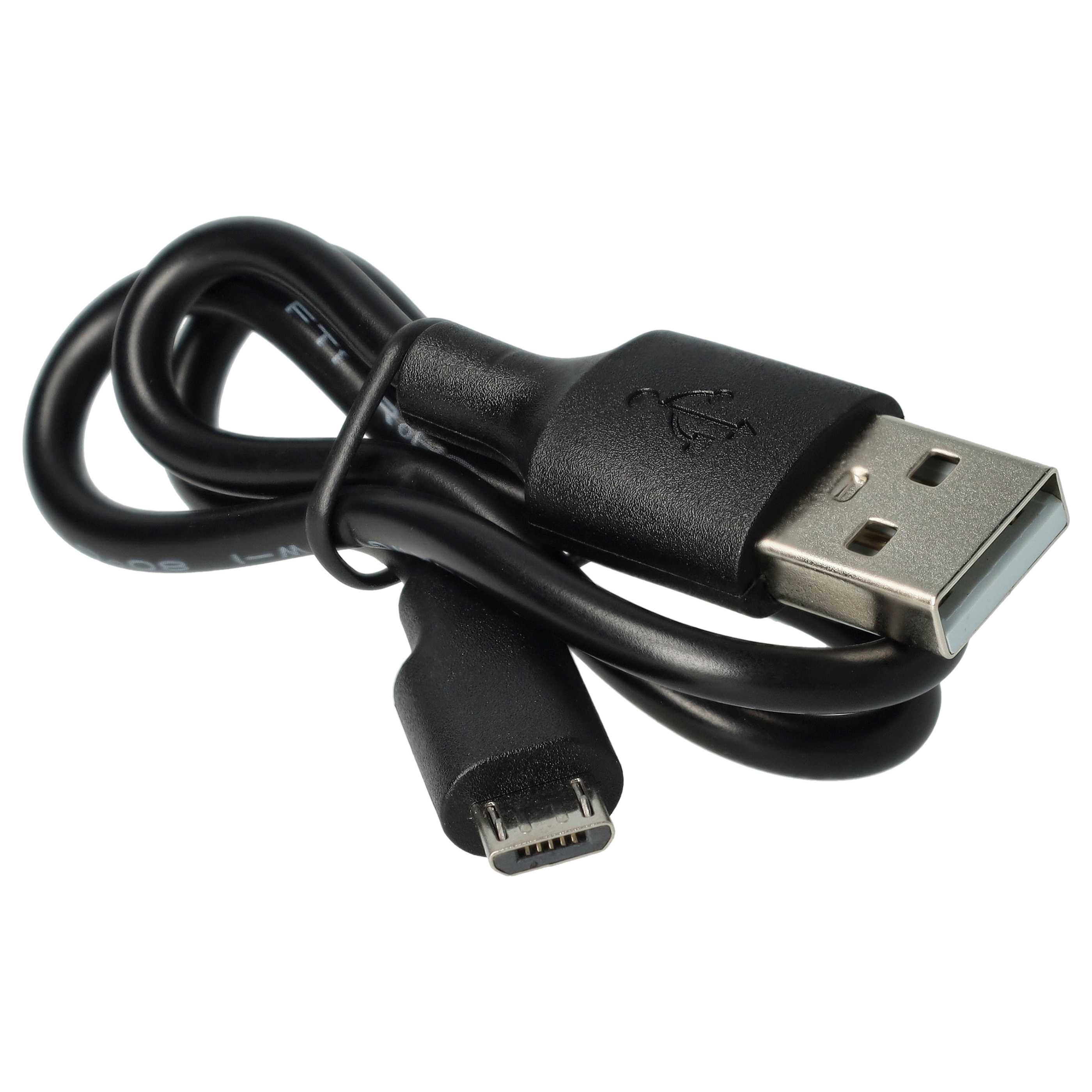 Battery Charger Micro-USB + Cable Micro-USB suitable for Eken, Ekoo, Elephone, Ablegrid Digital Camera etc. -