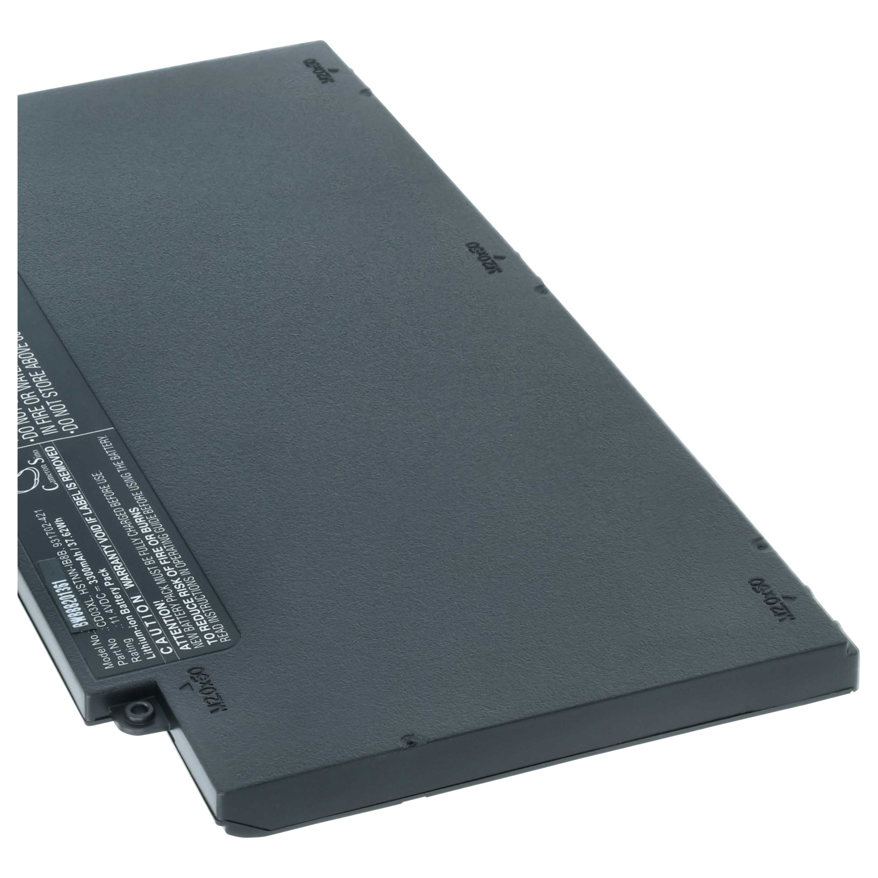 Akumulator do laptopa zamiennik HP 931702-421, 931702-171, 931702-541 - 3300 mAh 11,4 V Li-Ion, czarny