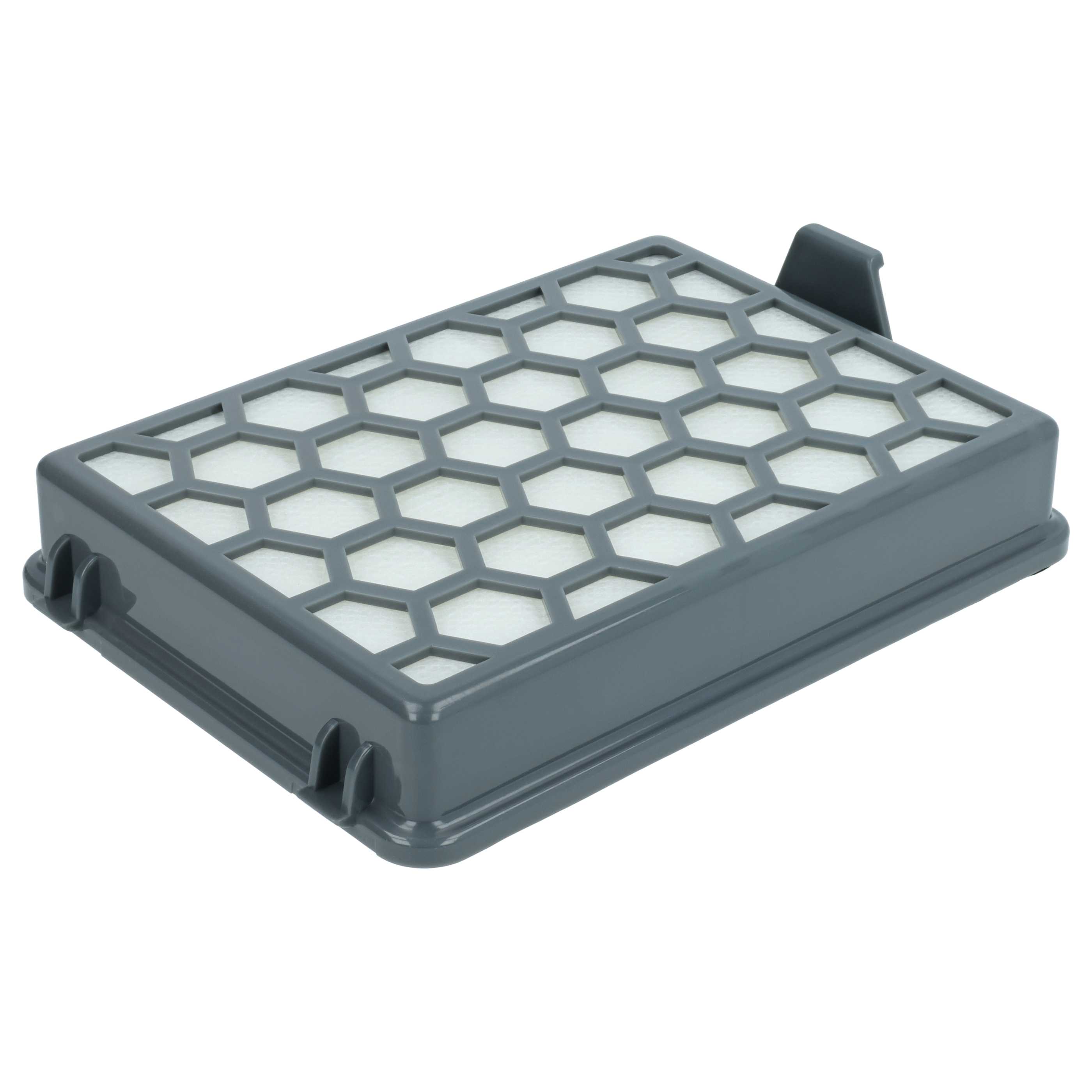 2x Filtro reemplaza Kärcher 2.863-237.0, 4054278229676 para aspiradora filtro Hepa - blanco / gris
