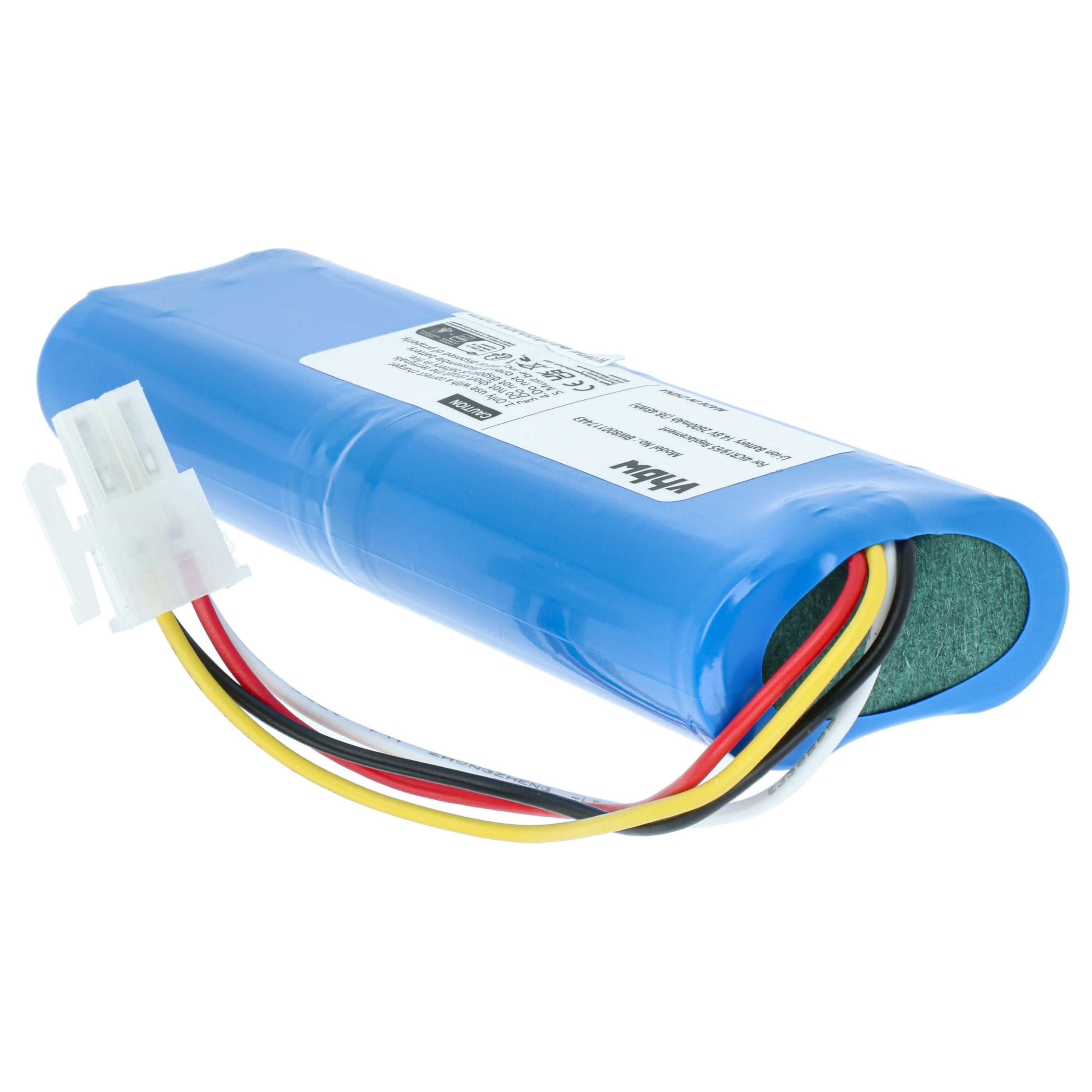 Battery replaces Philips 4ICR19/65, CP0111/01 for Philips 2600mAh, 14.8V, Li-Ion