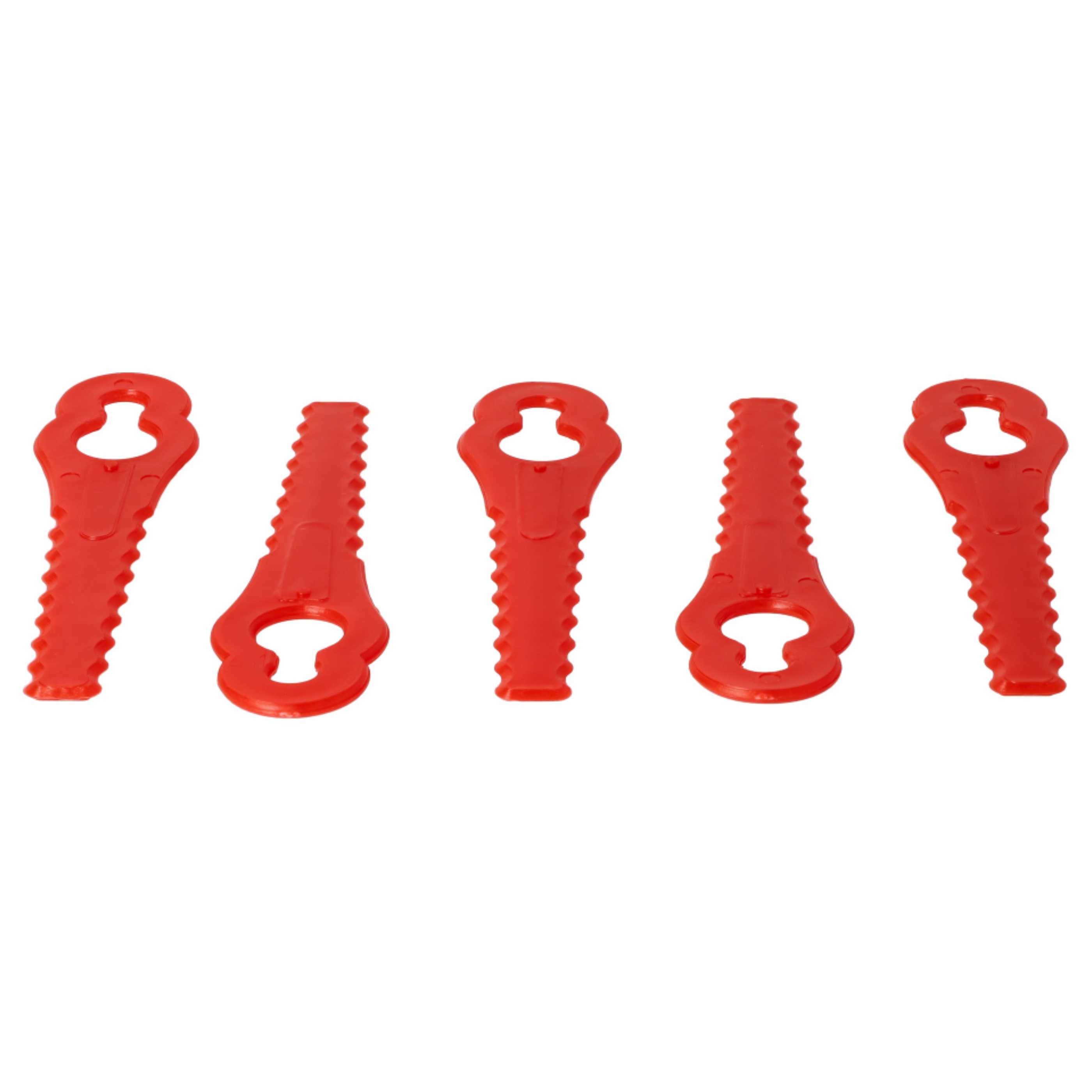 10x Lames remplace Güde 58586 pour débroussailleuse – Couteaux plastique, Rot