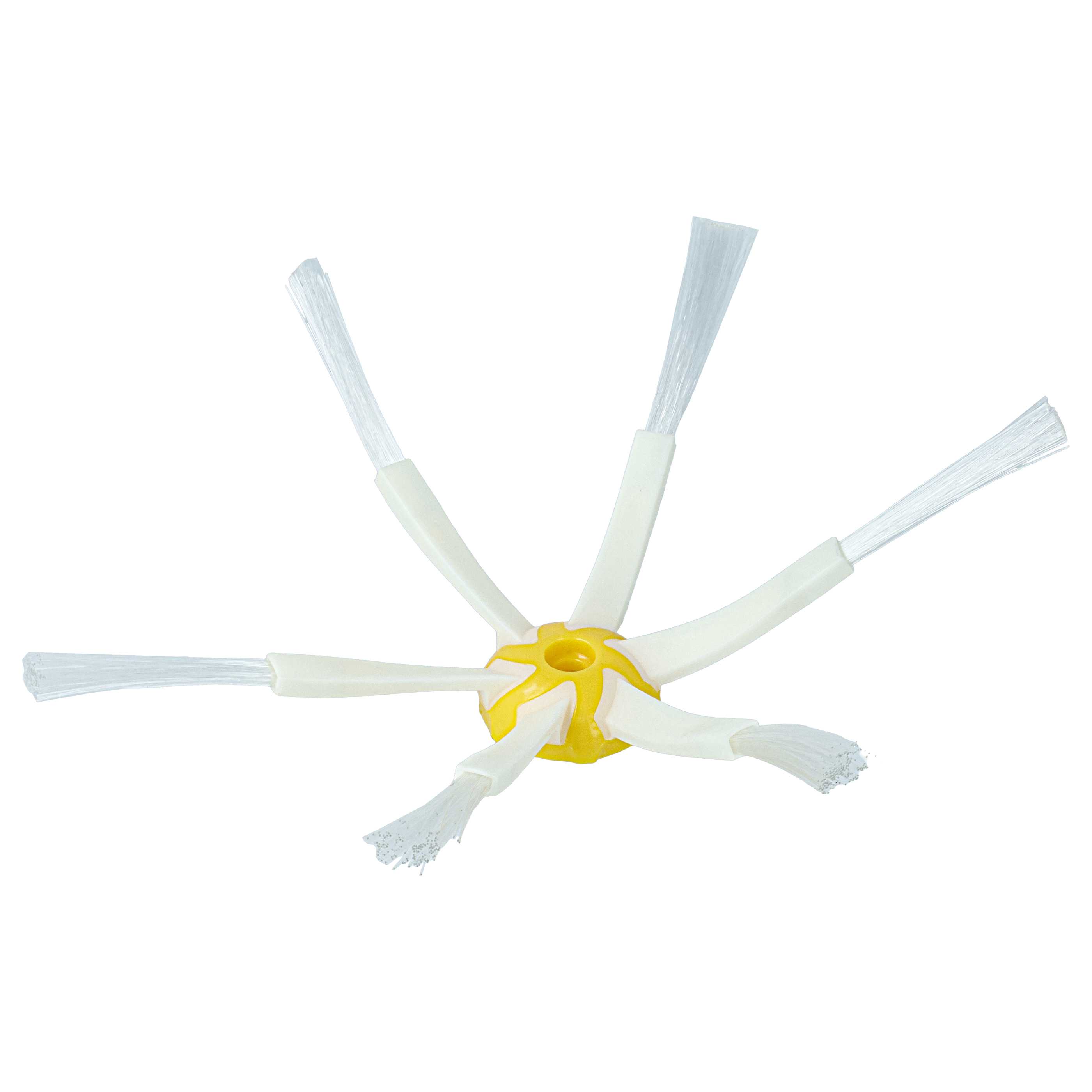 6x Side Brush suitable for iRobot Roomba 866, 886, 900, 980 Robot Vacuum Cleaner - 6-armed, white