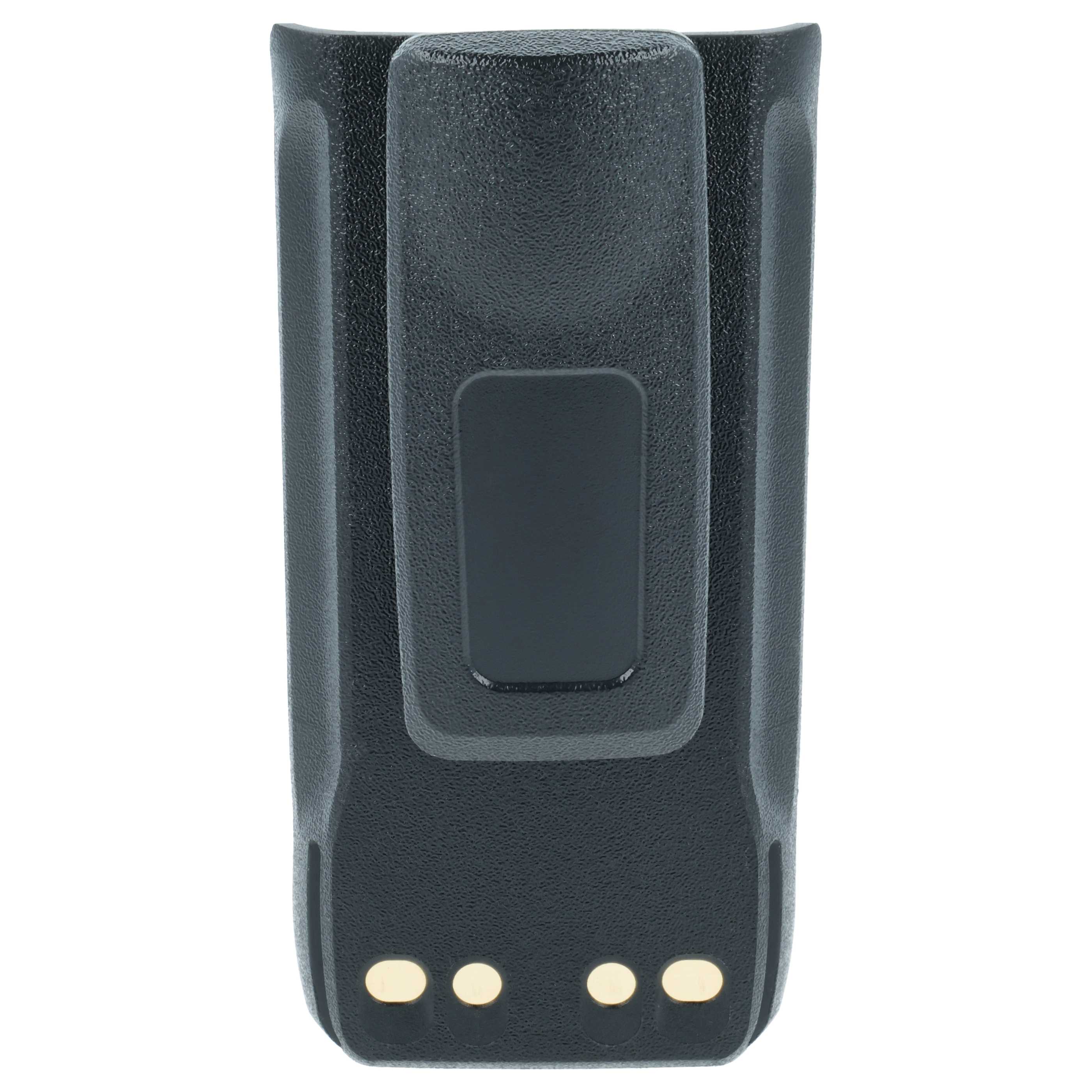 Radio 2x Battery replaces Motorola PMNN4807, PMNN4407A, PMNN4407 - 2150 mAh 8.4 V Li-Ion + Belt Clip