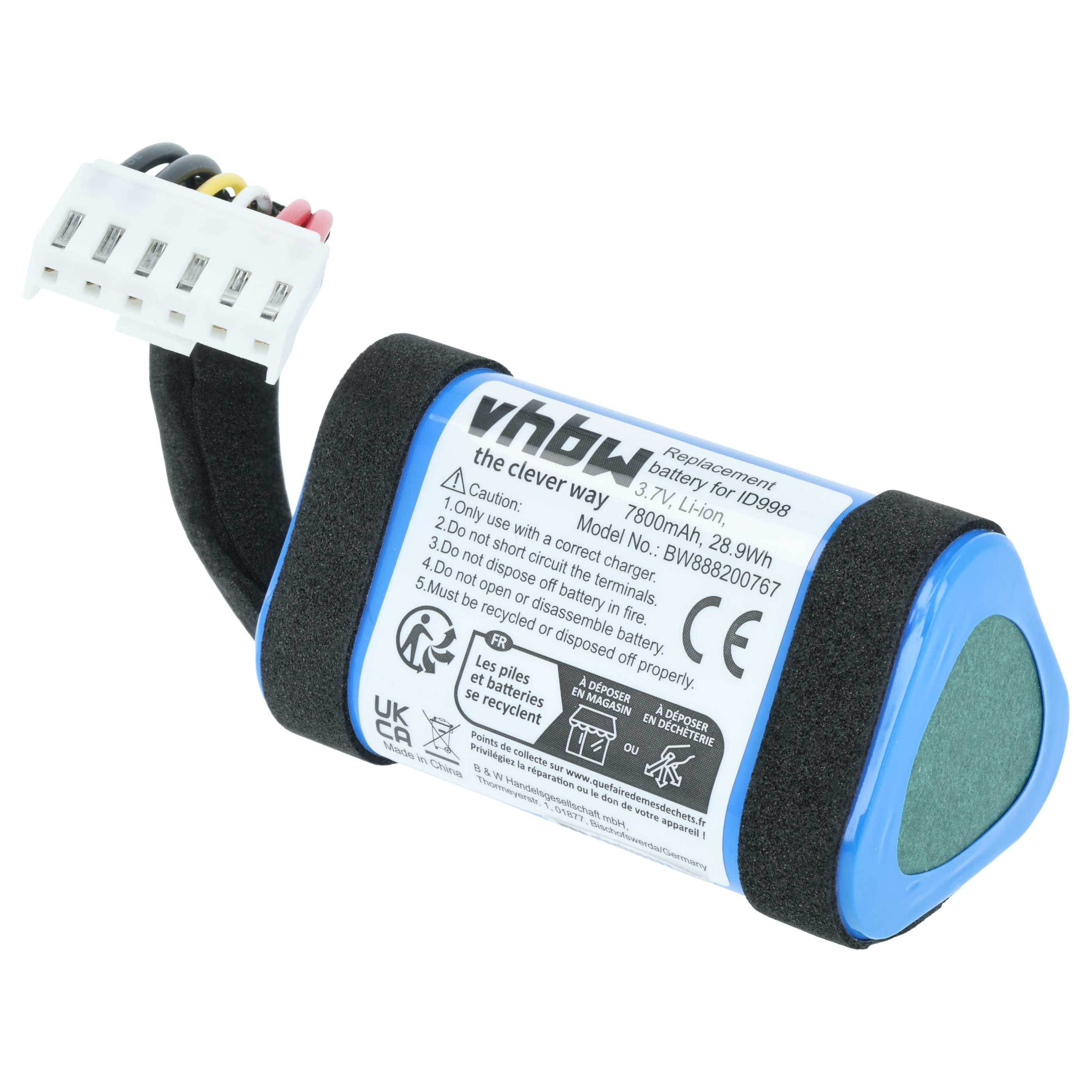 Akumulator do głośnika JBL zamiennik JBL SUN-INTE-118, 1INR19/66-3, ID998, IY1068, IAA011NA - Li-Ion 7800mAh