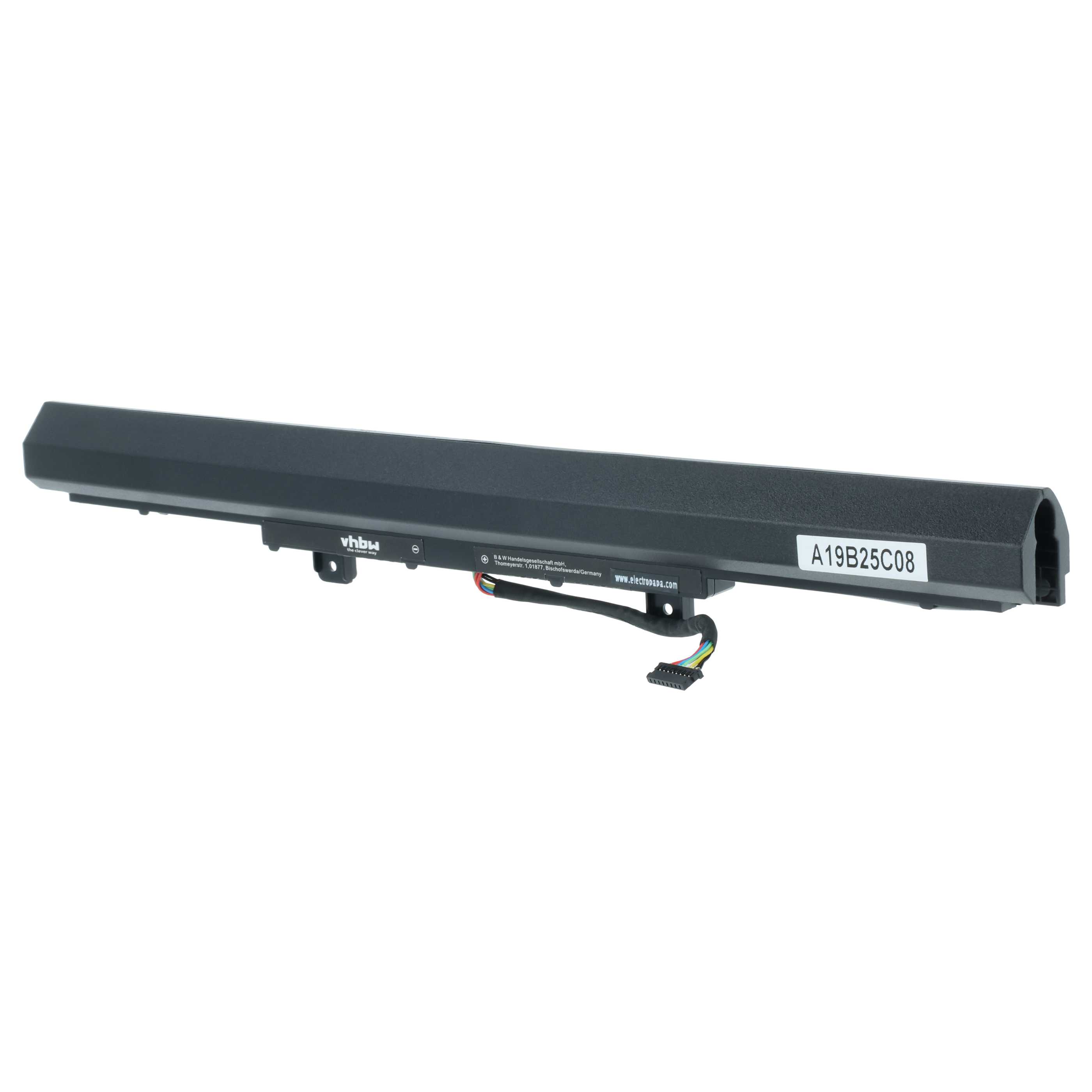 Batteria sostituisce Lenovo 5B10L04160, 5B10L04212, 5B10L04163 per notebook - 2200mAh 14,4V Li-Ion nero
