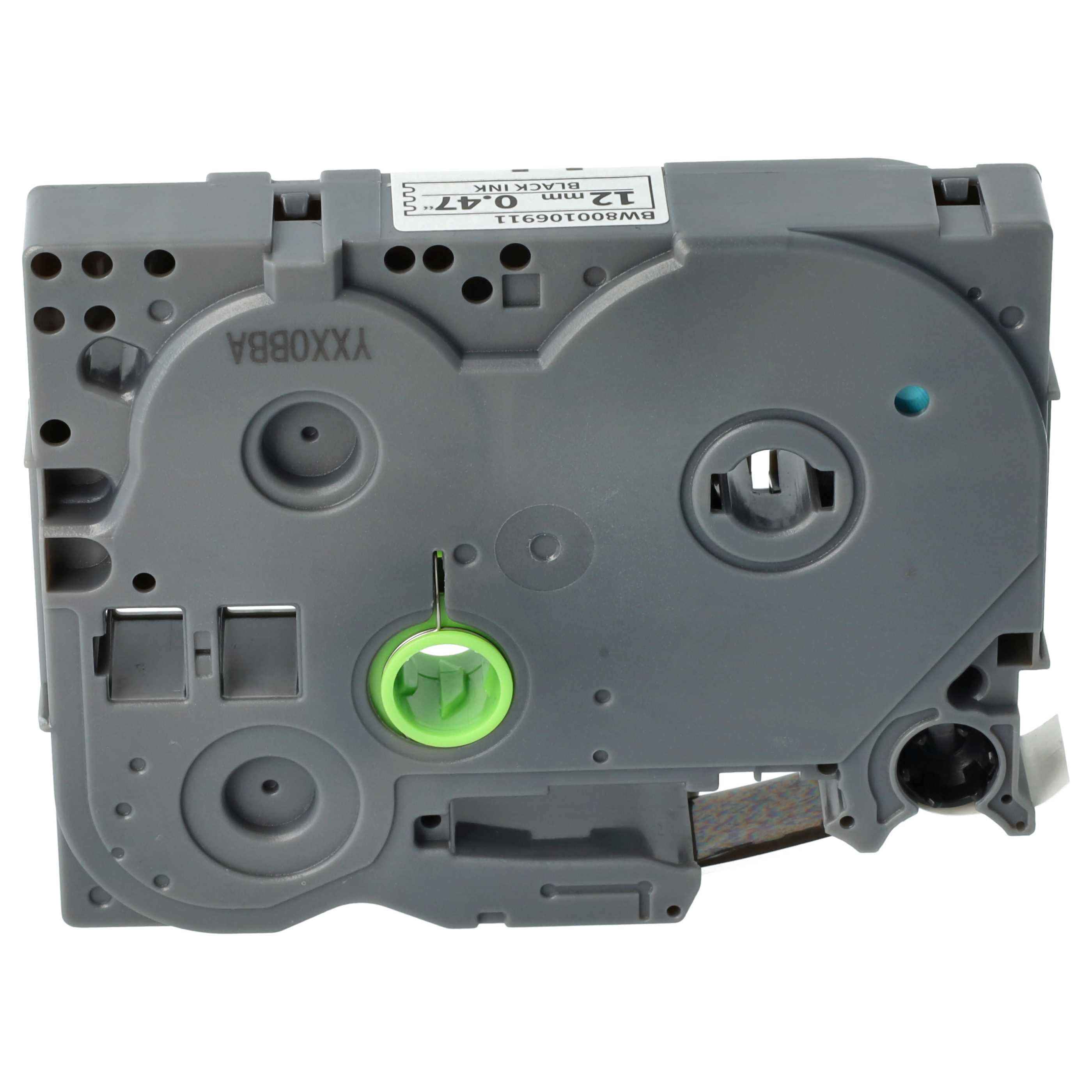 5x Label Tape replaces Brother TZE-FX231, TZ-FX231 - 12 mm Black to White, Flexible