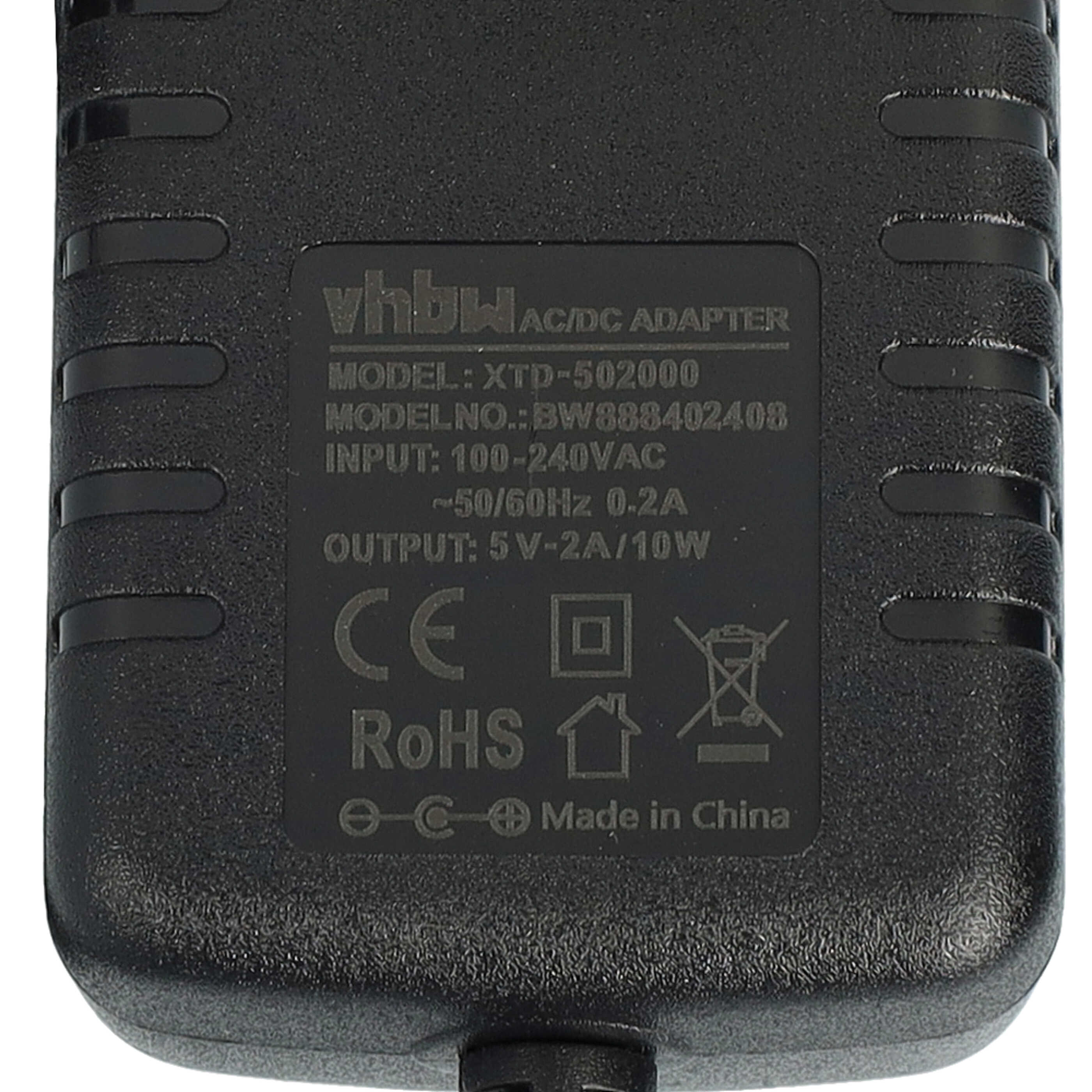 Netzteil mit 5,5 x 2,1 mm Stecker diverse Elektrogeräte - 5 V / 2 A
