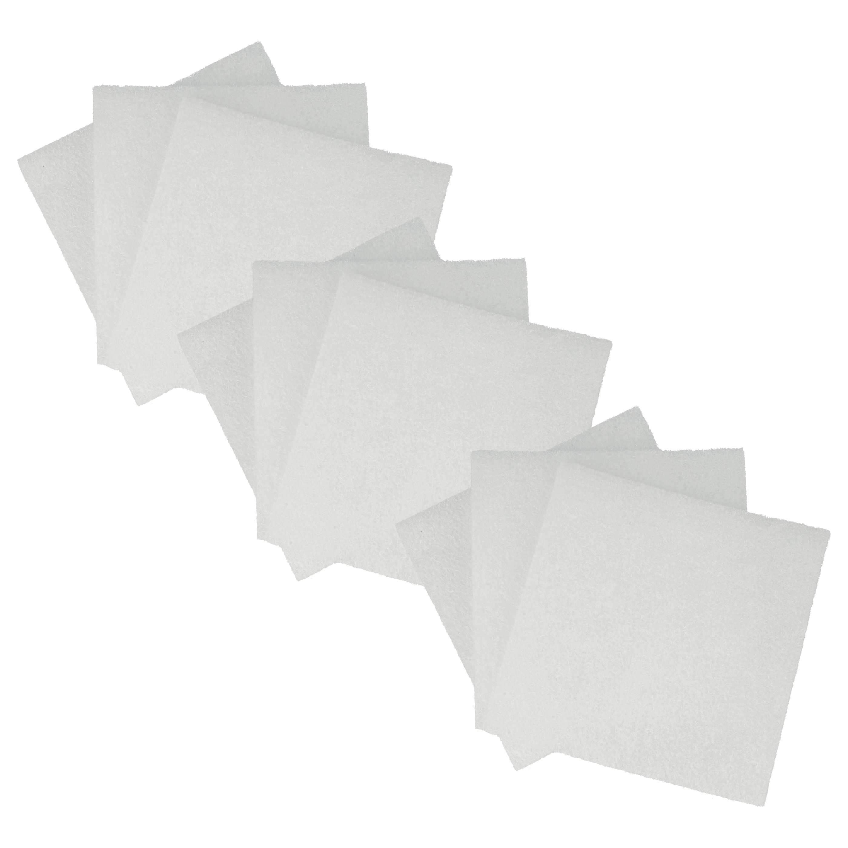 9x Filtro reemplaza Kärcher 2.889-119.0 para aspiradora, 10 x 10 cm