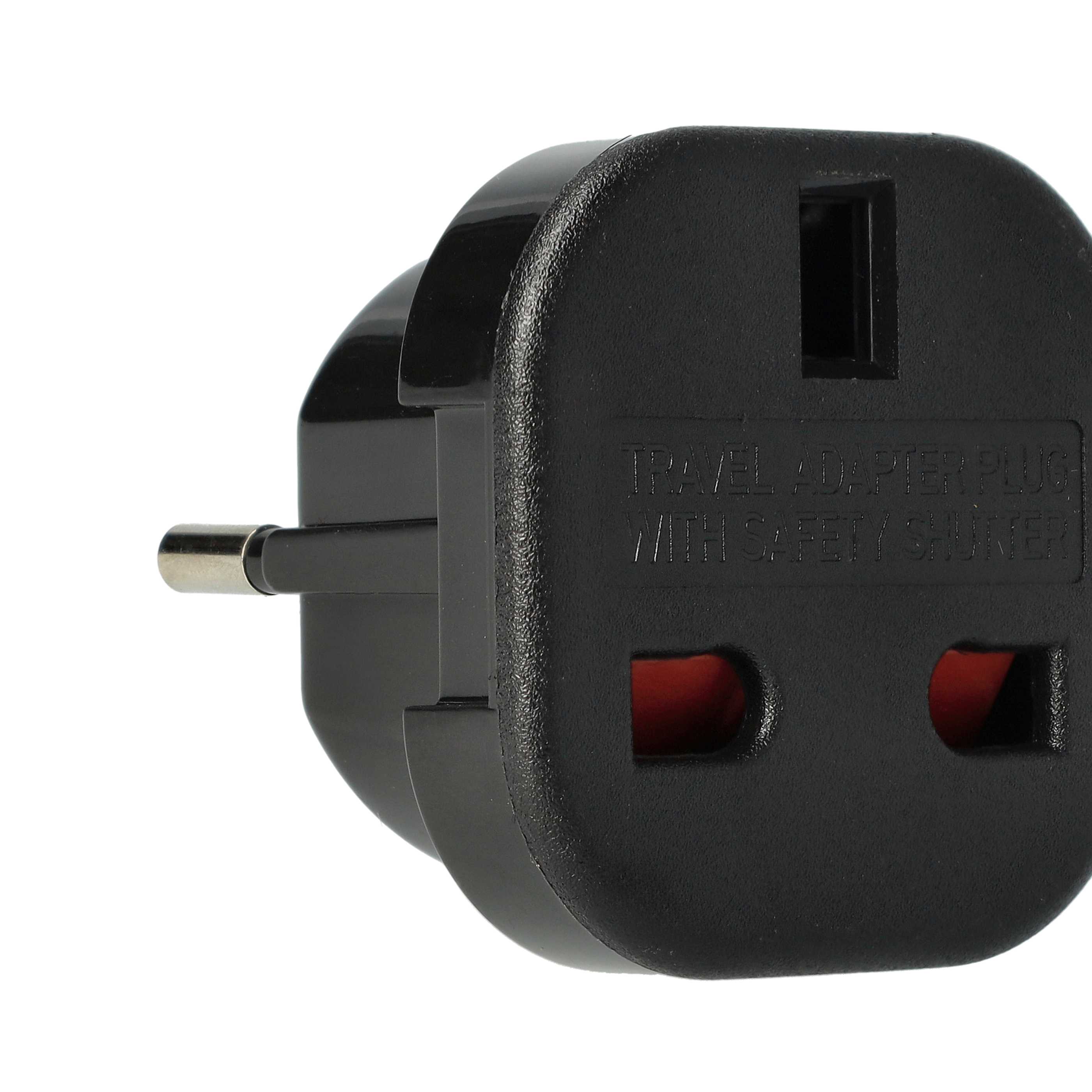 Travel Plug Adapter (EU plug to UK socket) - 250 V / 16 A