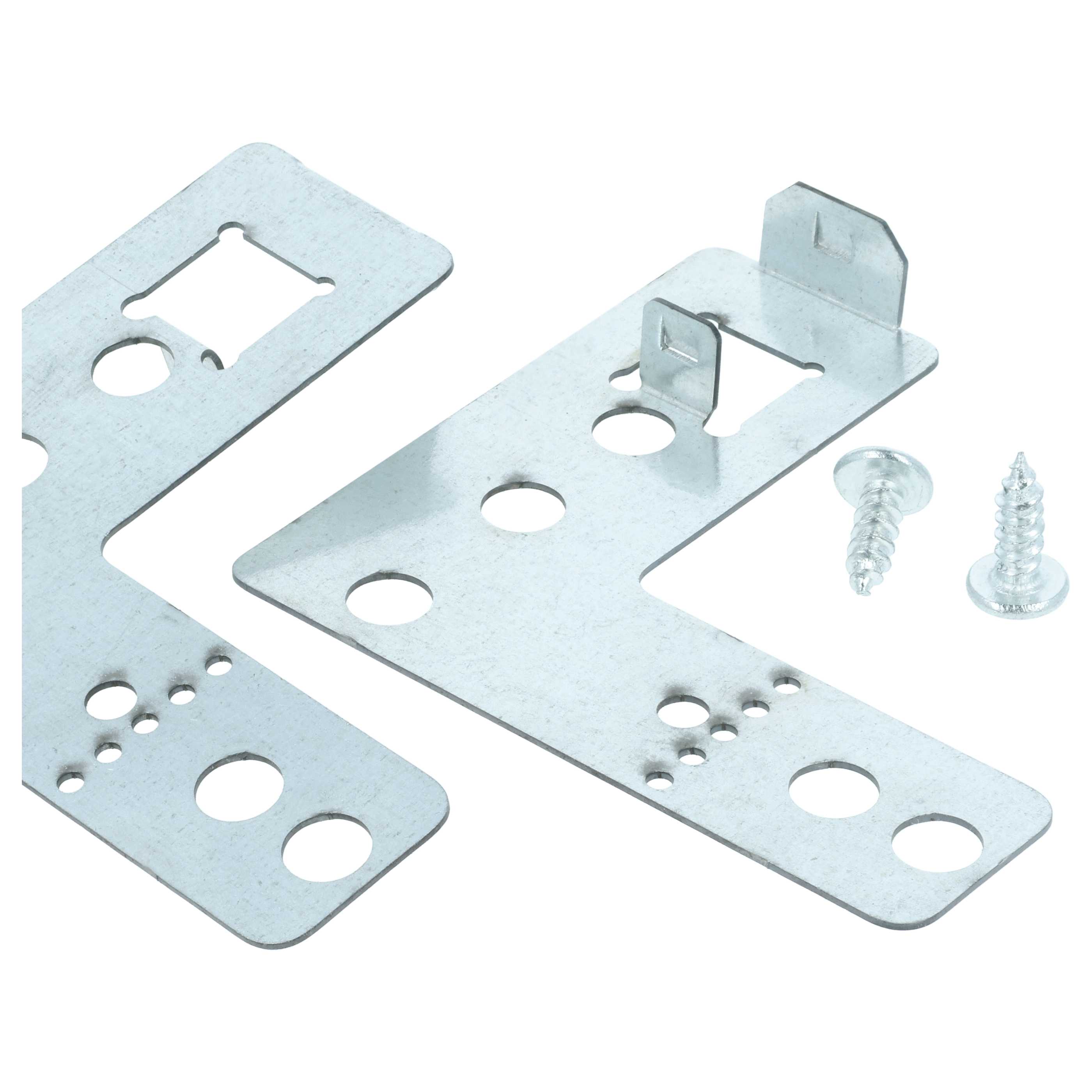 2tlg. Befestigungswinkel Set für Bosch Siemens Spülmaschine ersetzt 00170664 - Befestigungssatz links rechts
