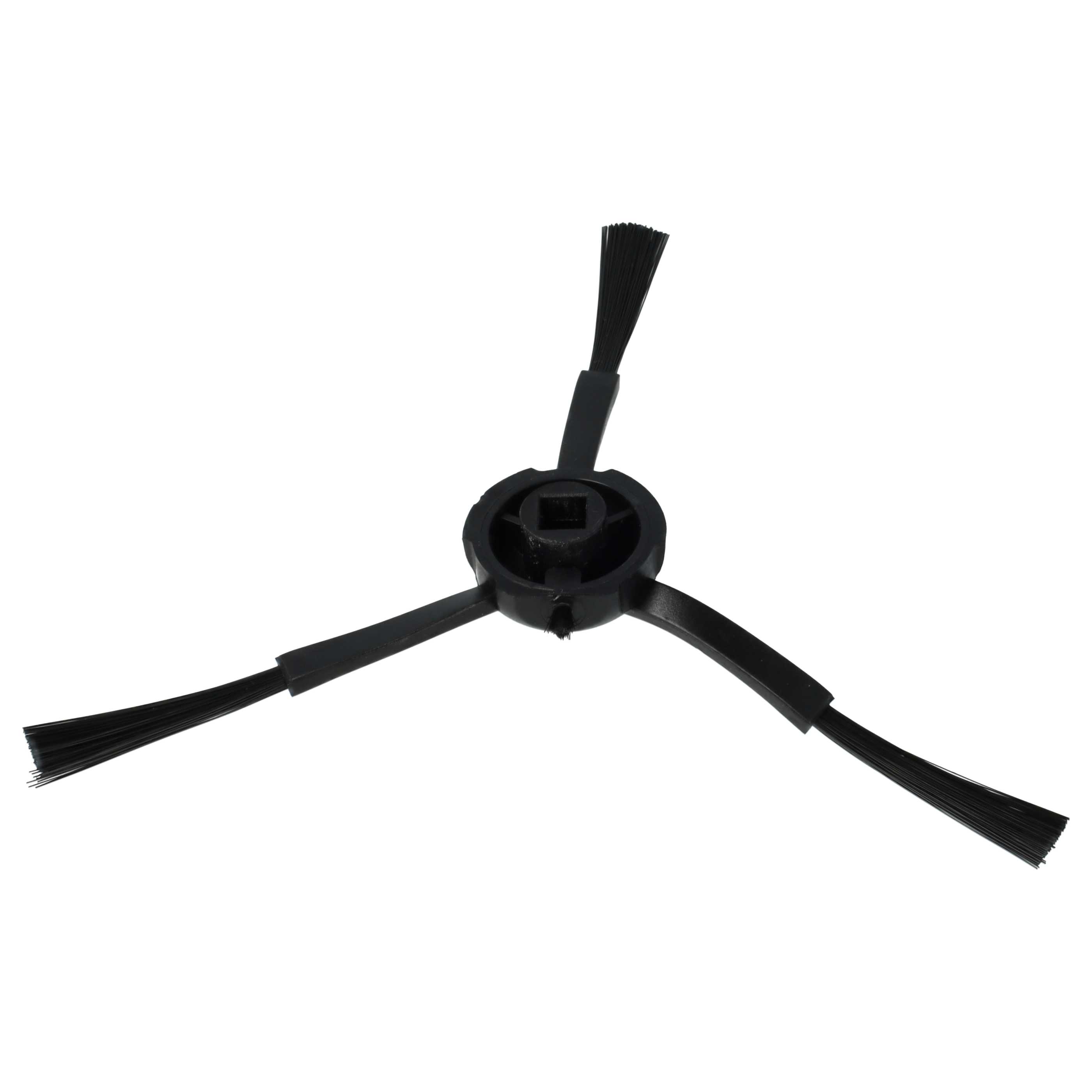 2x Spazzola laterale a 3 bracci per robot aspirapolvere Dreame, Xiaomi, Mova L10s Pro - nero