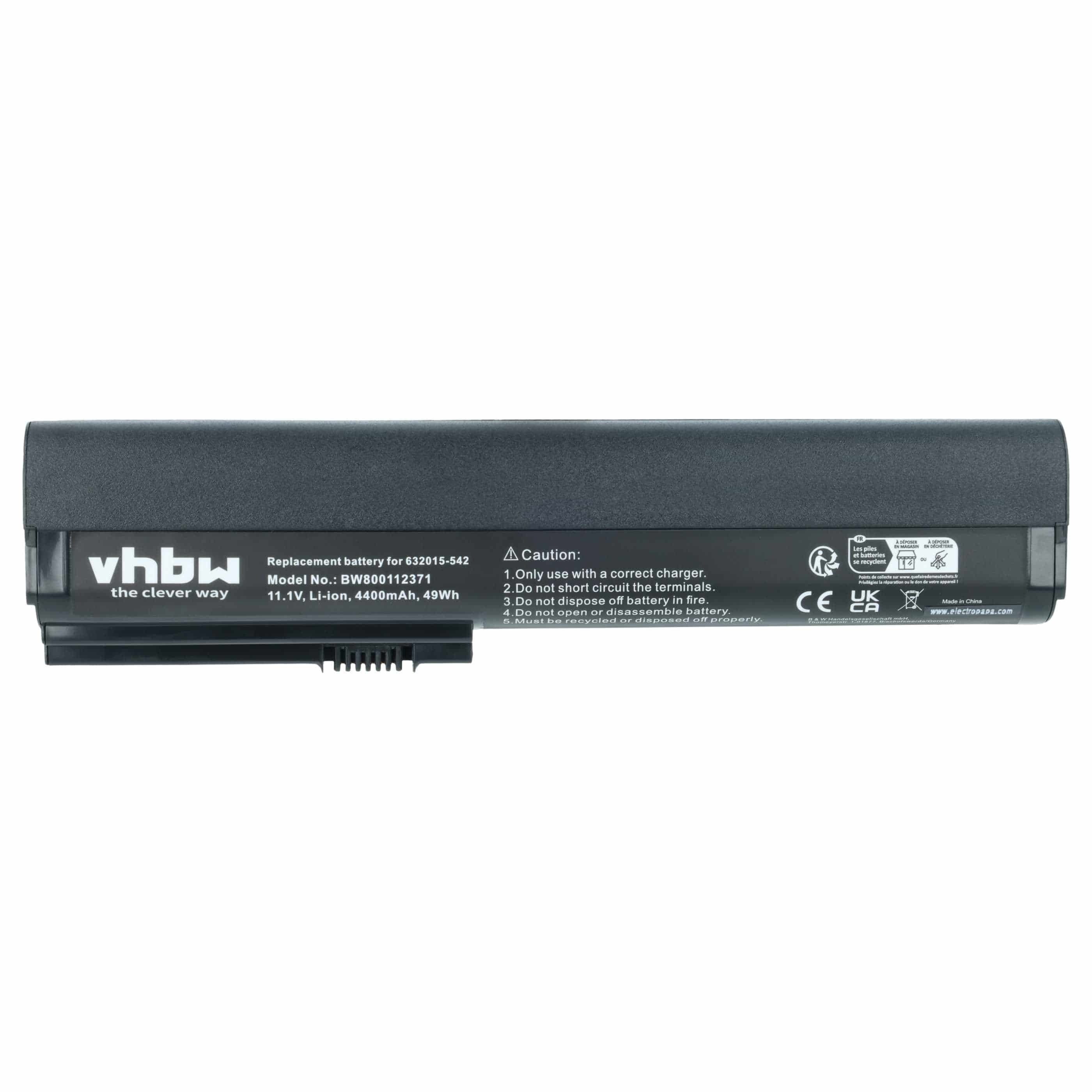 Akumulator do laptopa zamiennik HP 632015-241, 632015-222, 463309-241 - 4400 mAh 11,1 V Li-Ion, czarny
