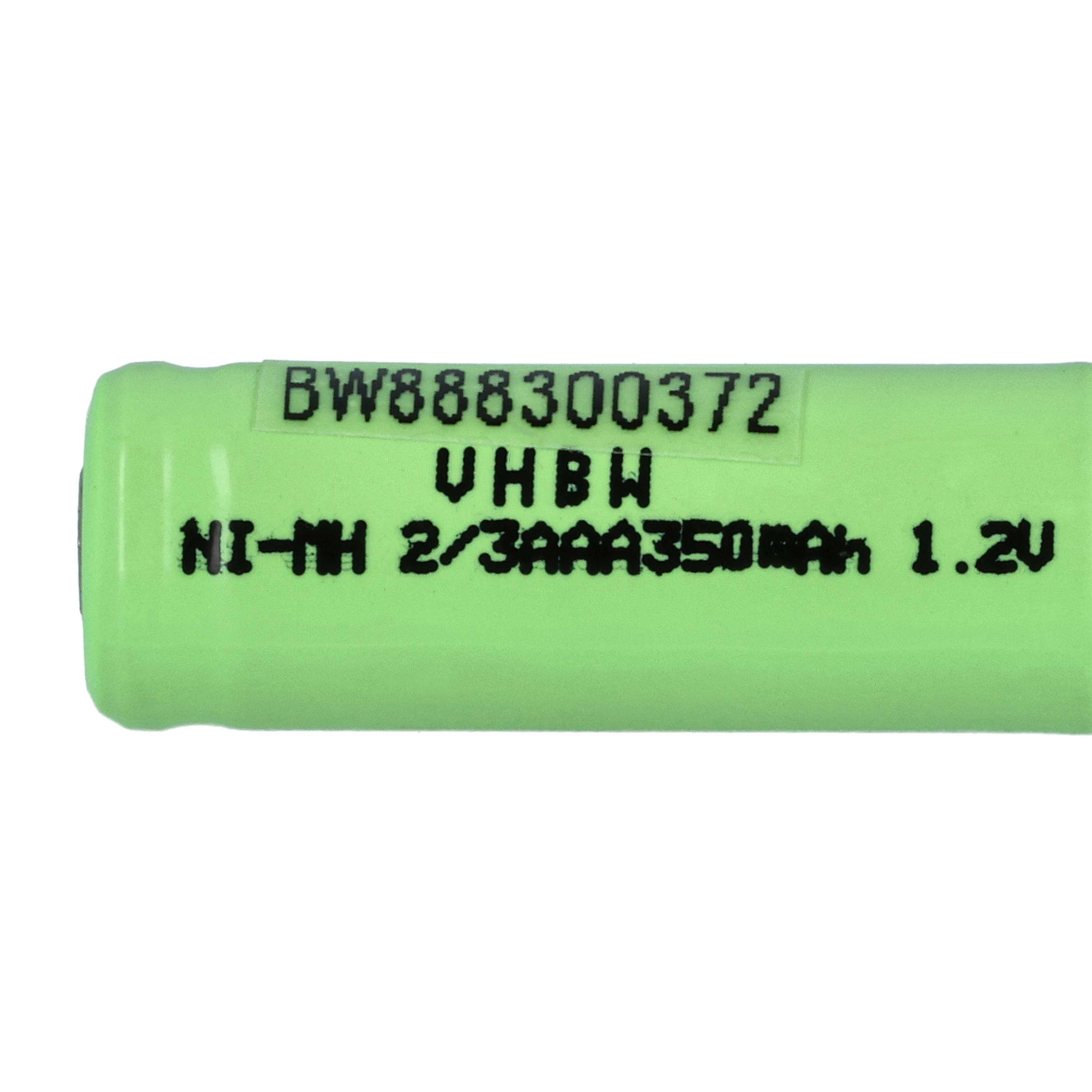 Raw Battery Cell H4002 for Rechargeable Batteries - 350mAh 1.2V NiMH
