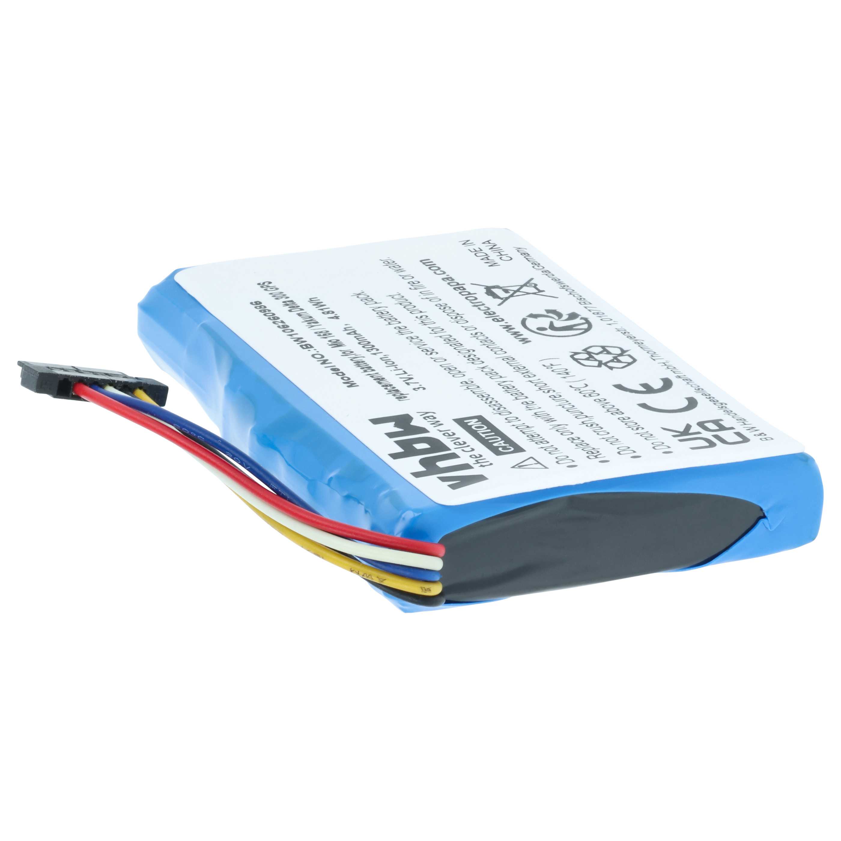 Akumulator do nawigacji GPS zamiennik Mitac Mio E3MIO2135211 - 1300 mAh 3,7 V Li-Ion