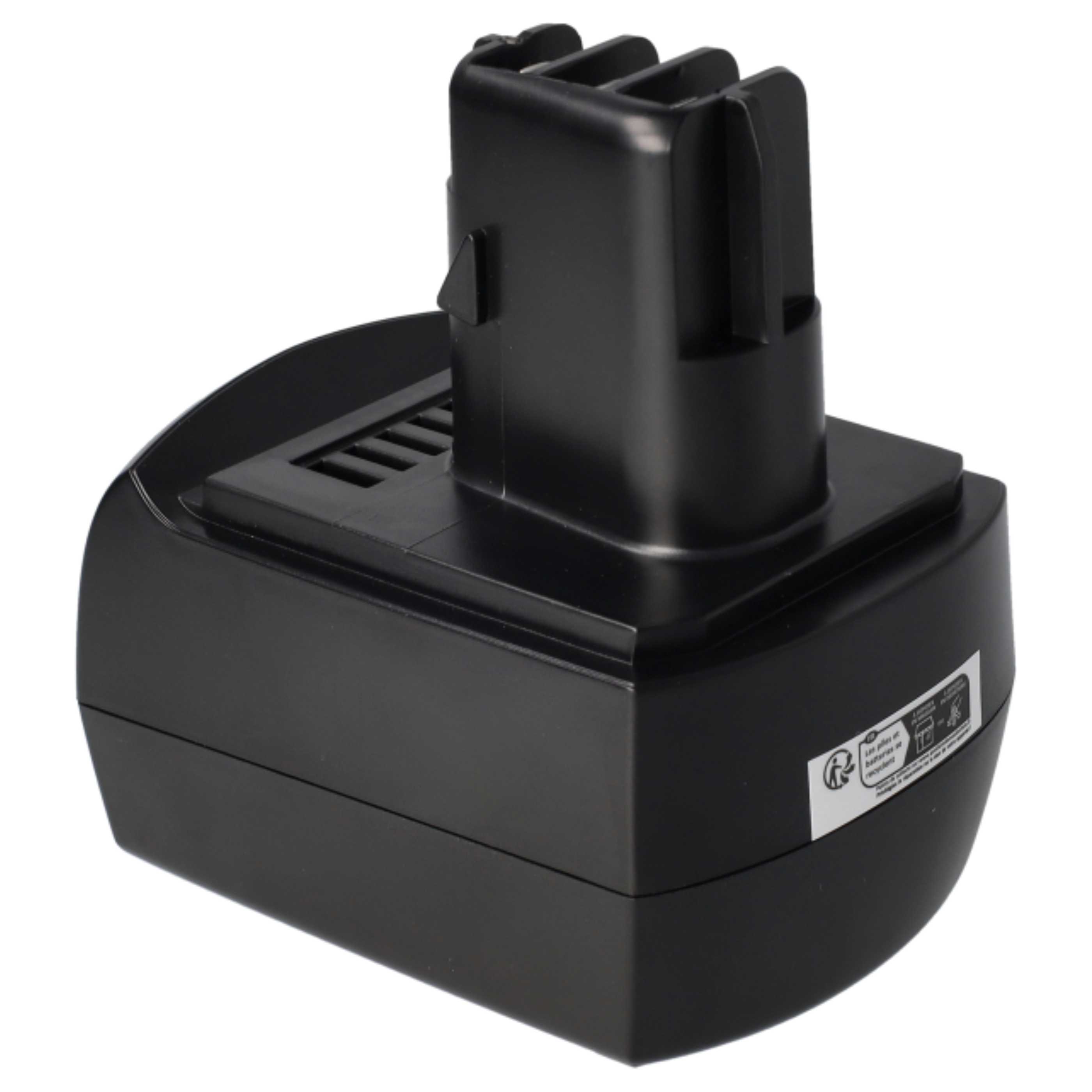 3x Akumulator do elektronarzędzi zamiennik Metabo 6.2547, 6.25471, 6.25470.00 - 1500 mAh 9,6 V NiMH
