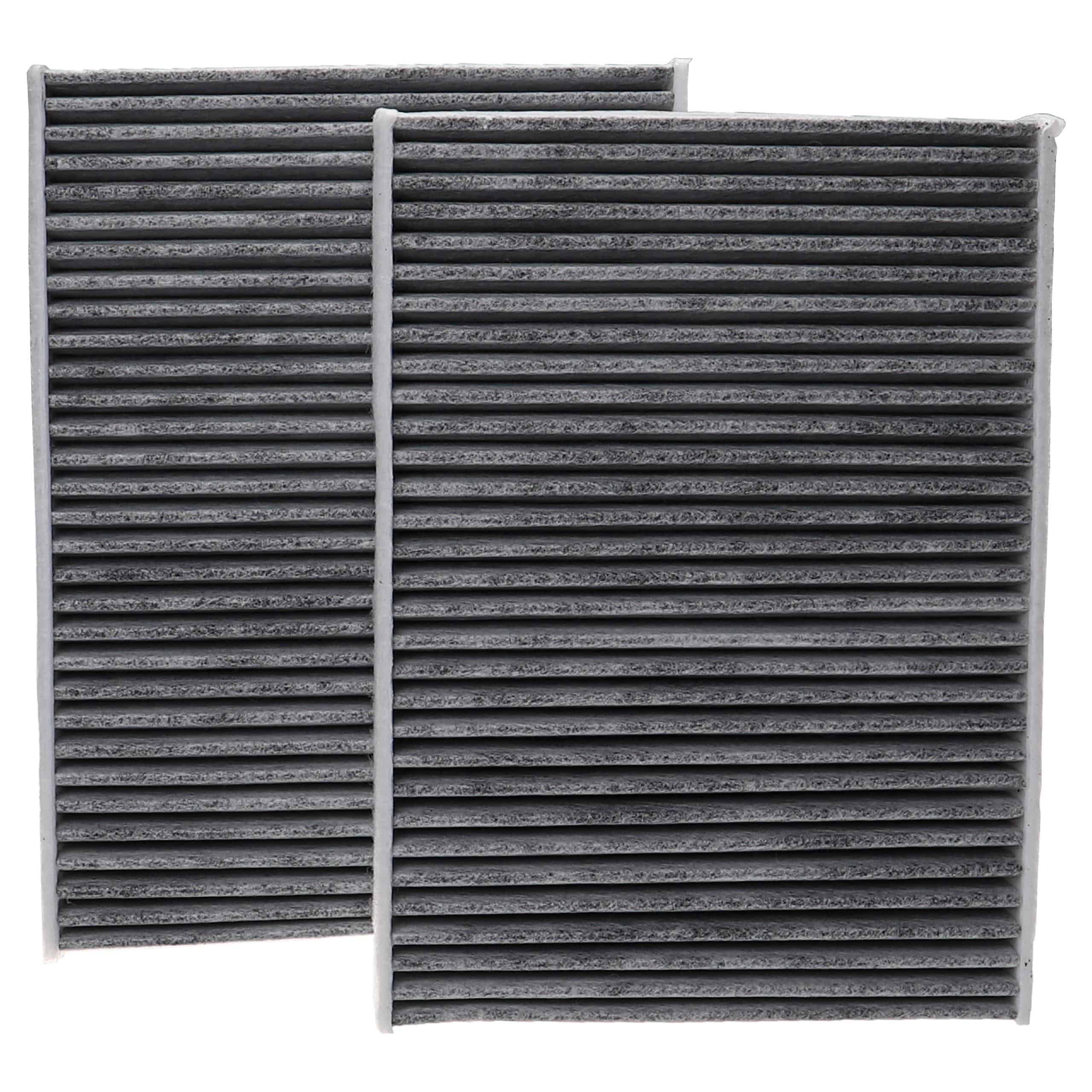 2x Cabin Air Filter replaces 1A First Automotive K30498-2 etc.