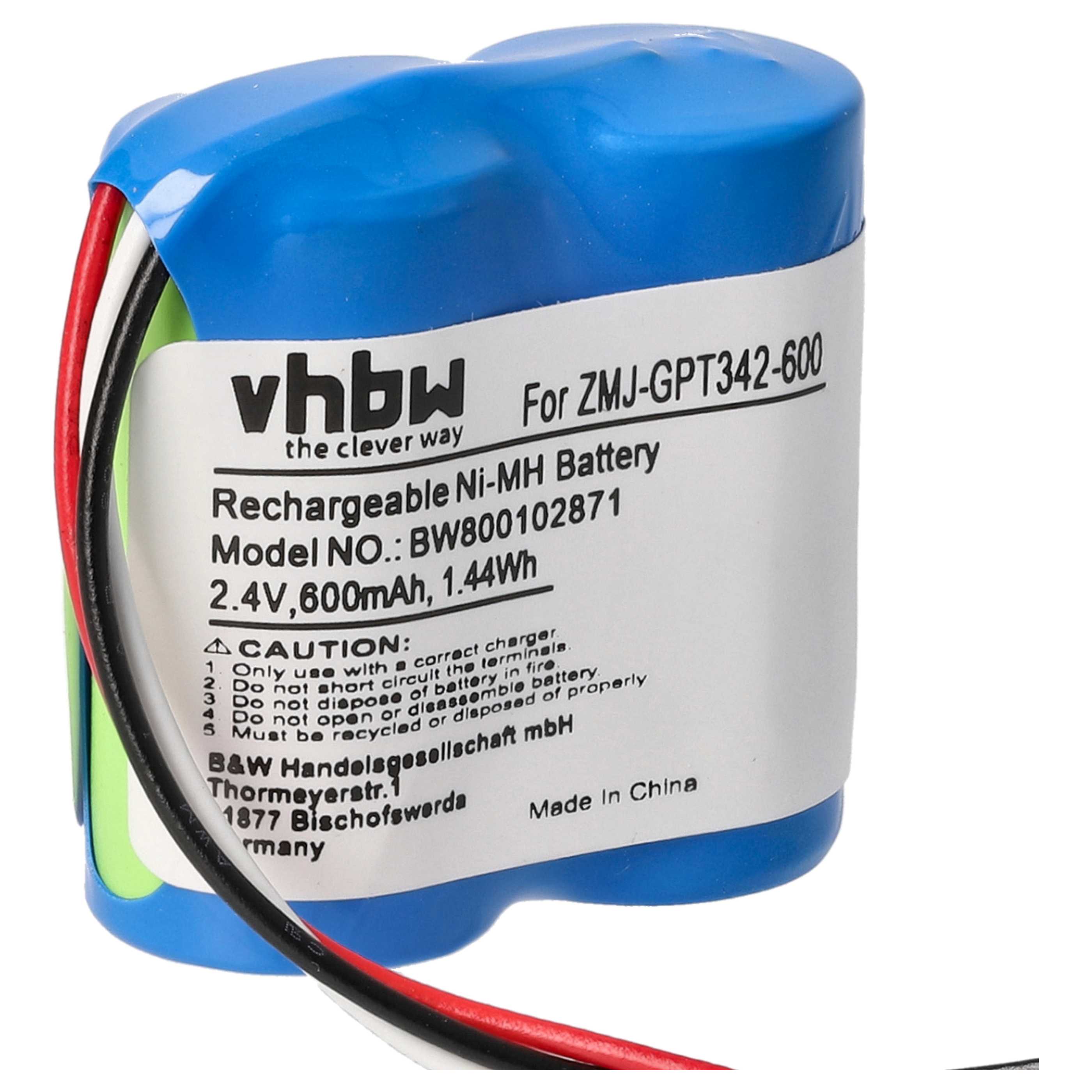3x Batteries remplace CP51 pour téléphone Philips - 600mAh 2,4V NiMH