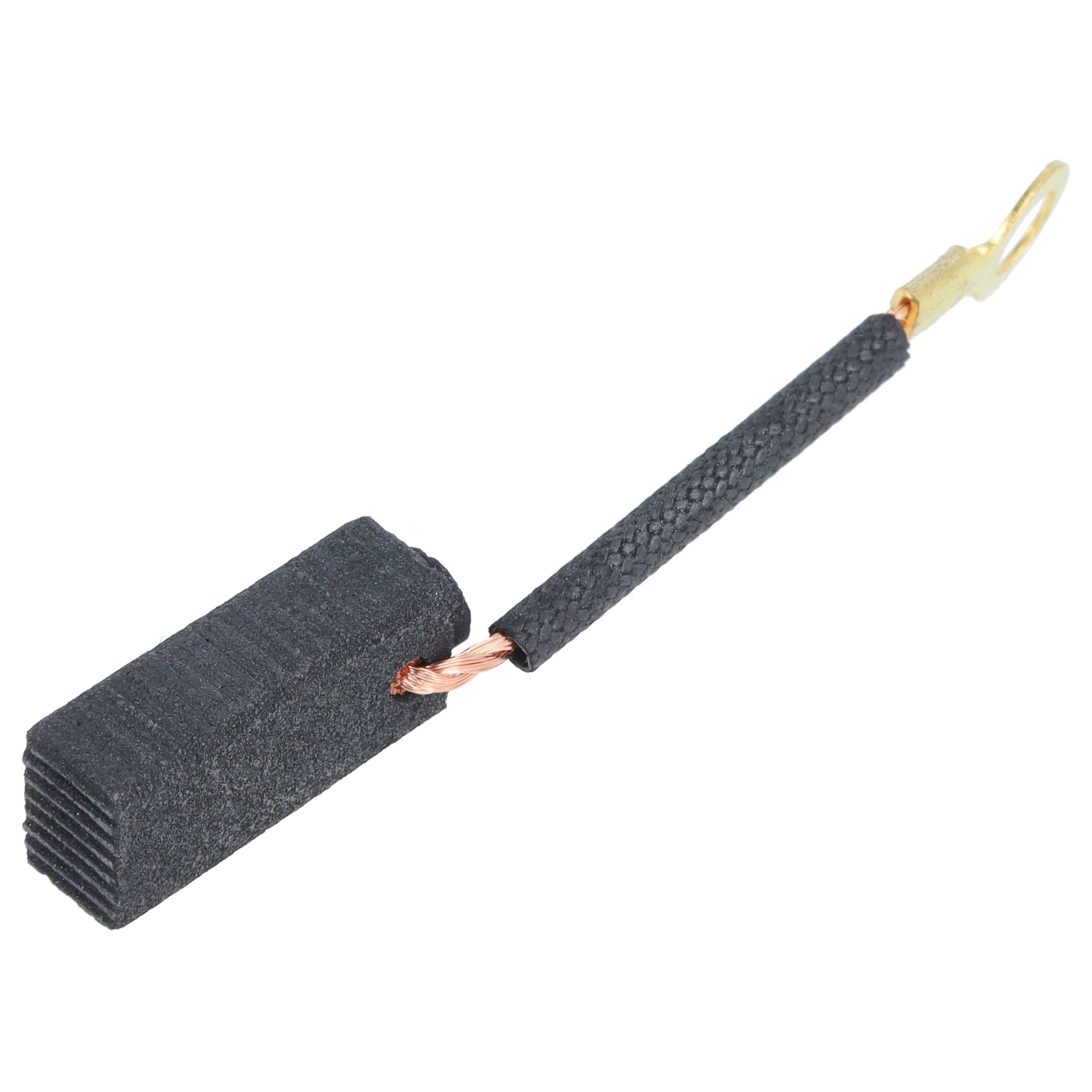 2x Carbon Brush as Replacement for MZ 0816.1-202 for motorbike, generator - 6 x 8 x 20 mm