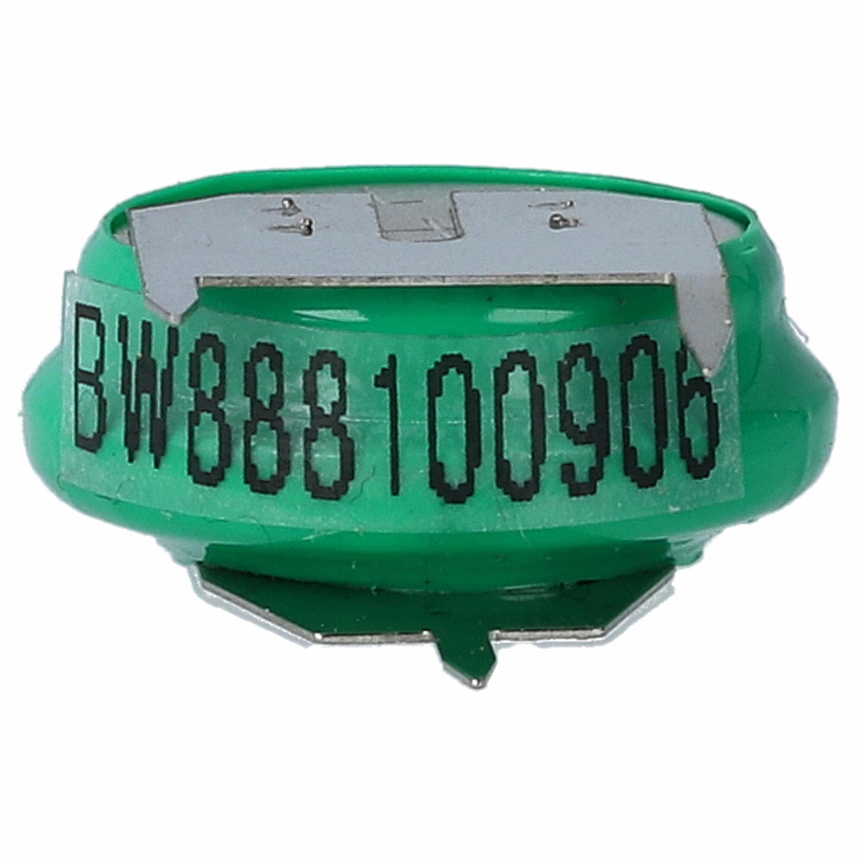 Button Cell Battery Type V80H 3 Pins for Model Building Solar Lamps etc. - 80 mAh 1.2 V NiMH