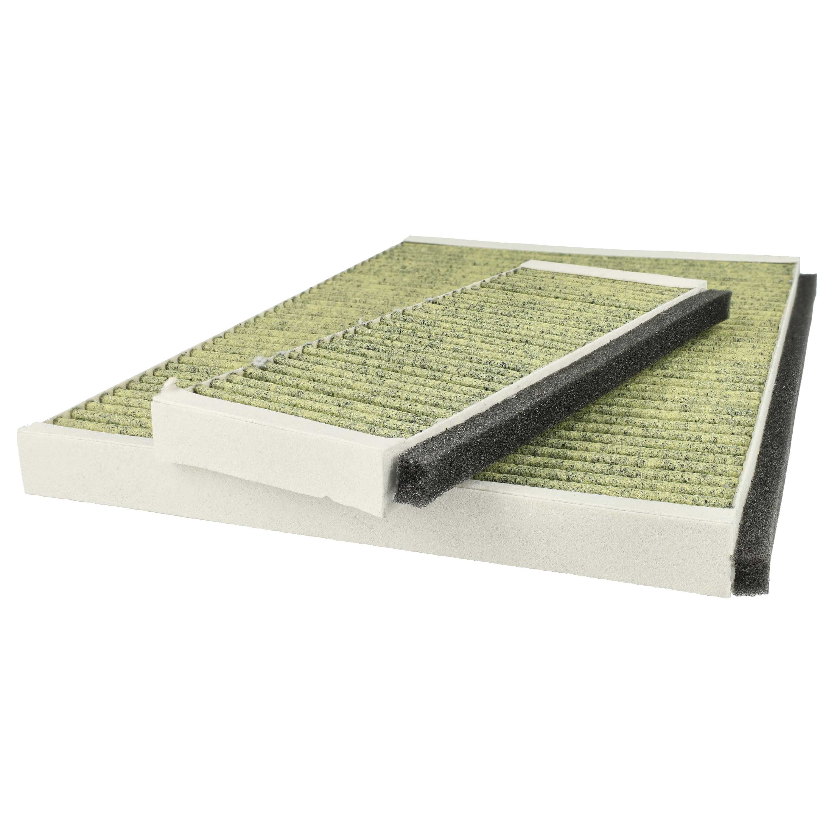 2x filtres pour hotte aspirante remplacement pour Alapure HFK8700 - filtre à charbon actif