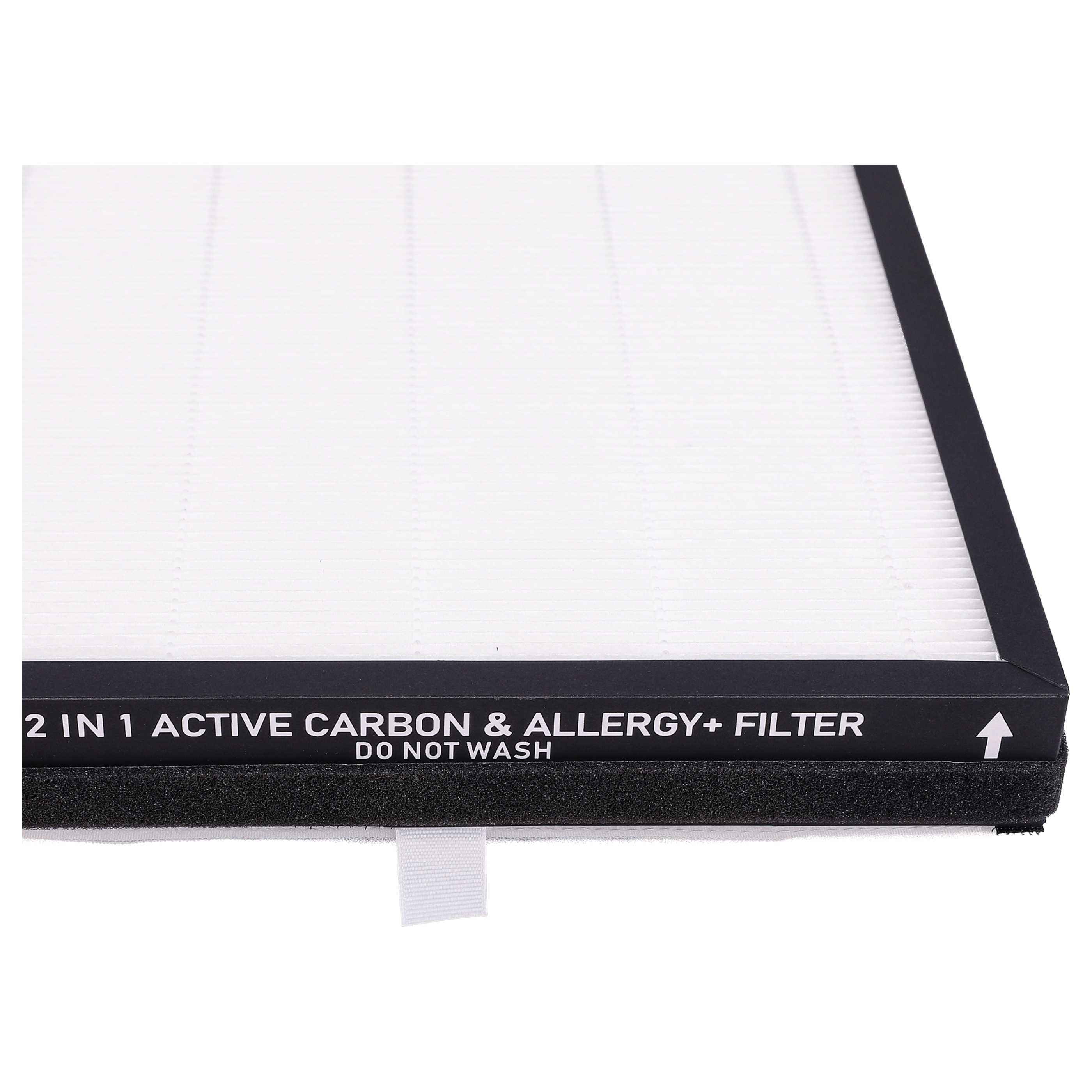 4x Filter as Replacement for Rowenta XD6220F0 - Activated Carbon + Allergy+