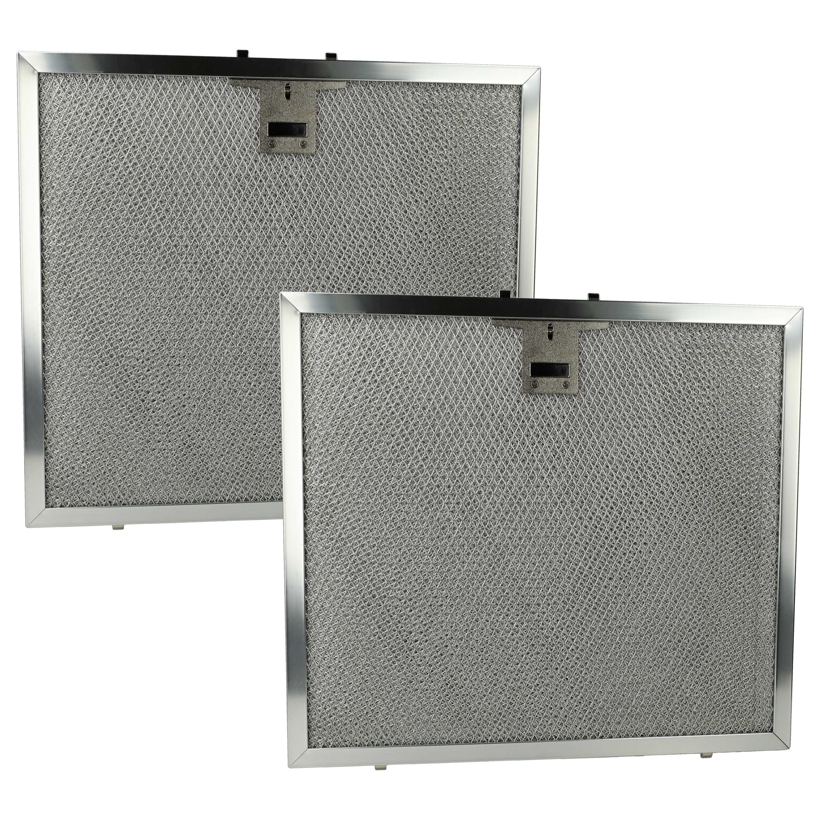 2x Filtres métal remplace Miele 8257970, 4002514170138, 301010910281, 08270380 pour hotte aspirante