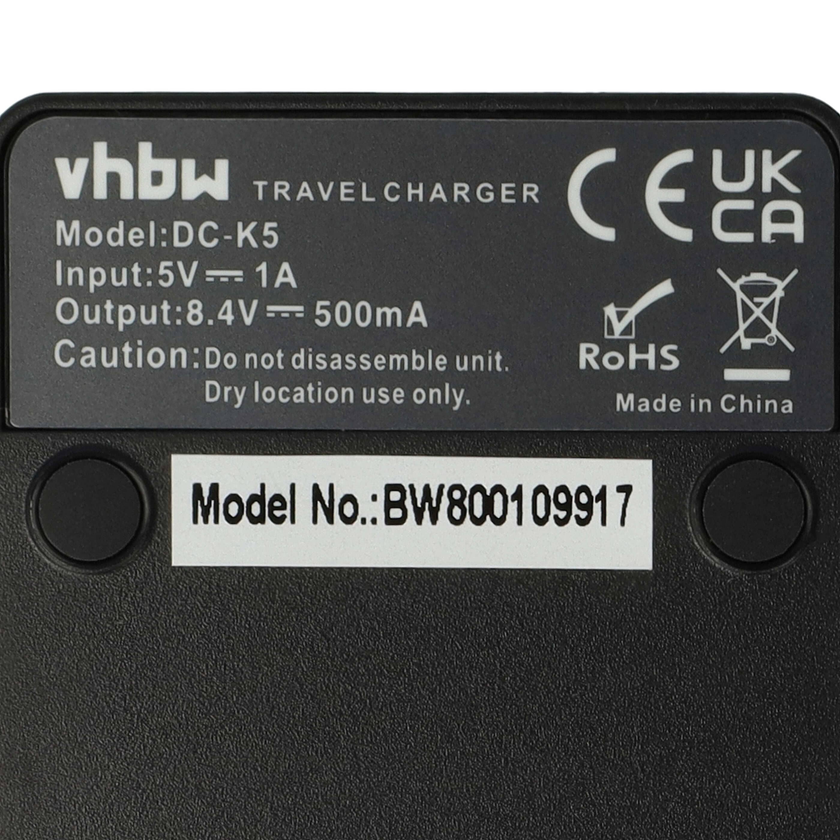 Battery Charger suitable for Samsung IA-BP85ST Camera etc. - 0.5 A, 8.4 V