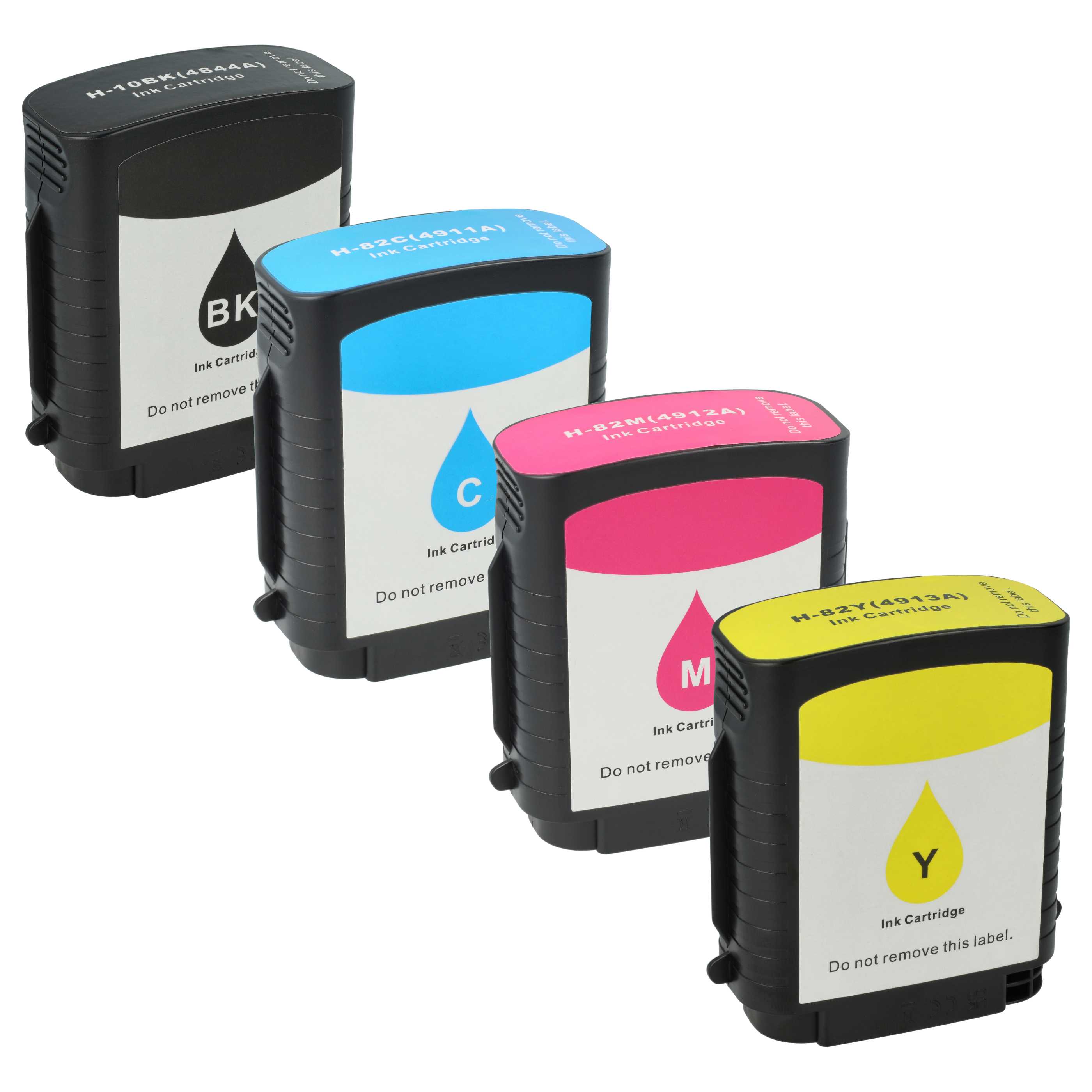 4x Ink Cartridges suitable for HP DesignJet 500PS 500PS Printer - B/C/M/Y