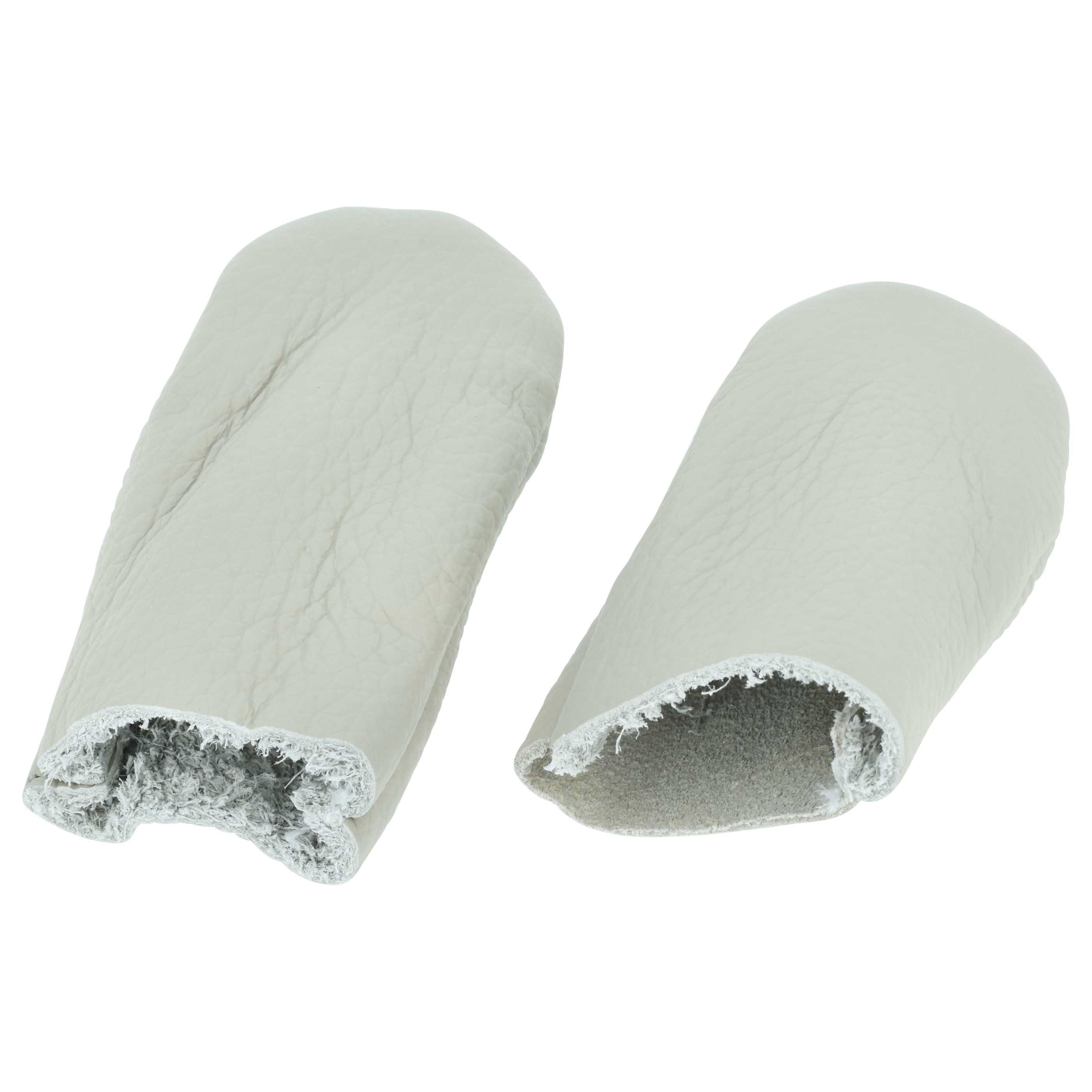 vhbw Protectores de dedos para coser, hilar, tallar, etc. - Set de 2 piezas (protector del pulgar + protector