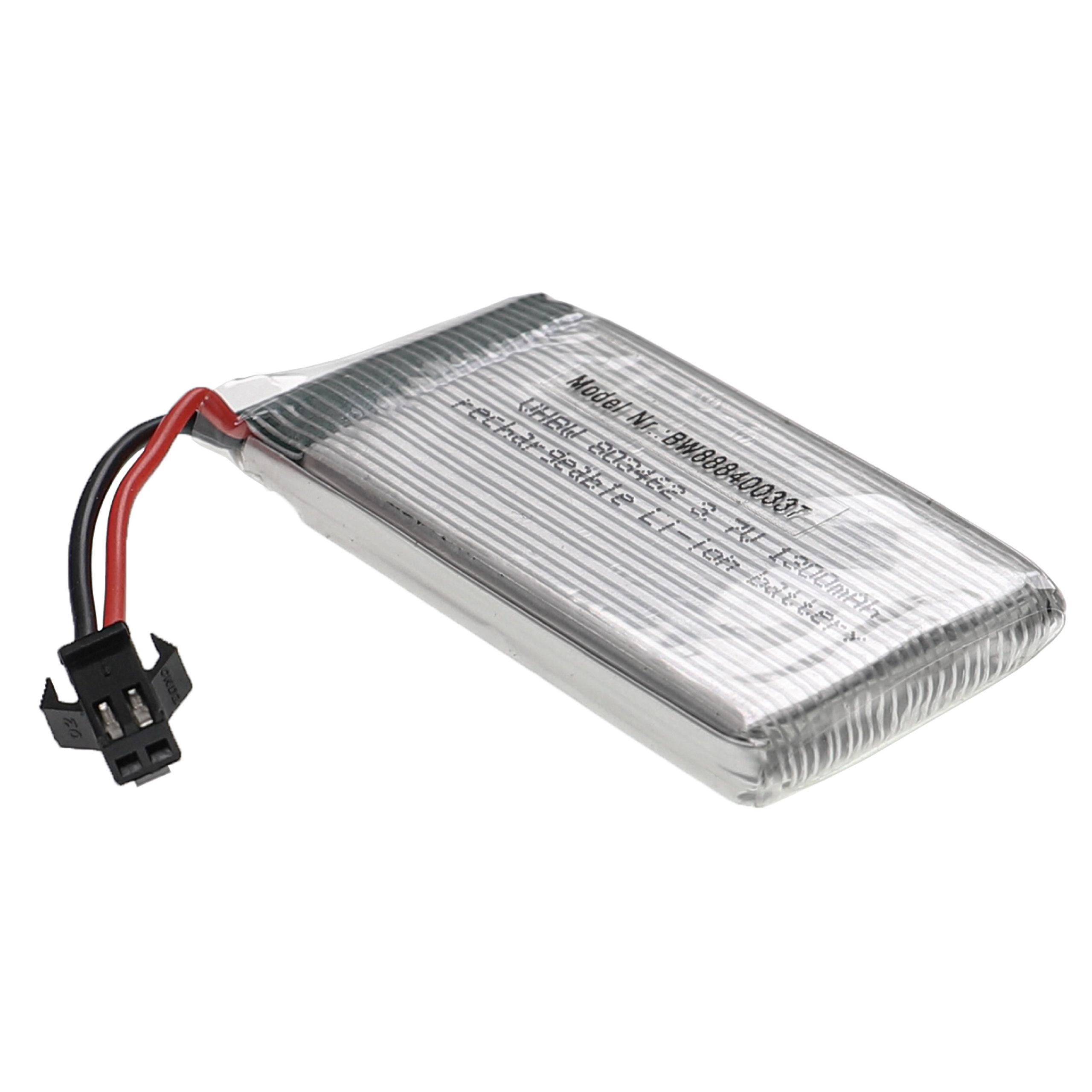 Batería para dispositivos modelismo - 1300 mAh 3,7 V Li-poli, SM-2P