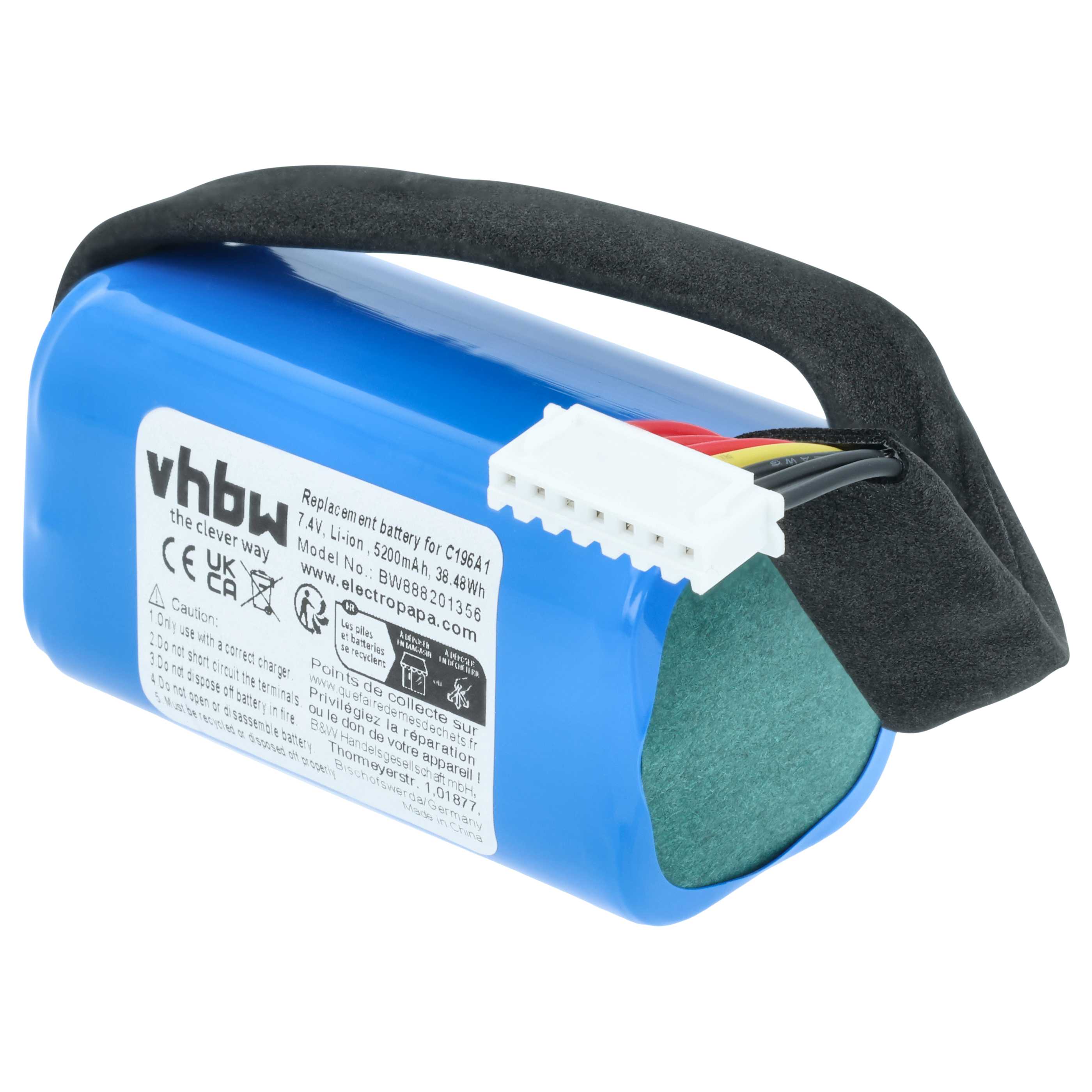 Akumulator do głośnika zamiennik Marshall TF18650-3200-4S2PA, C196A1 - Li-Ion 5200mAh