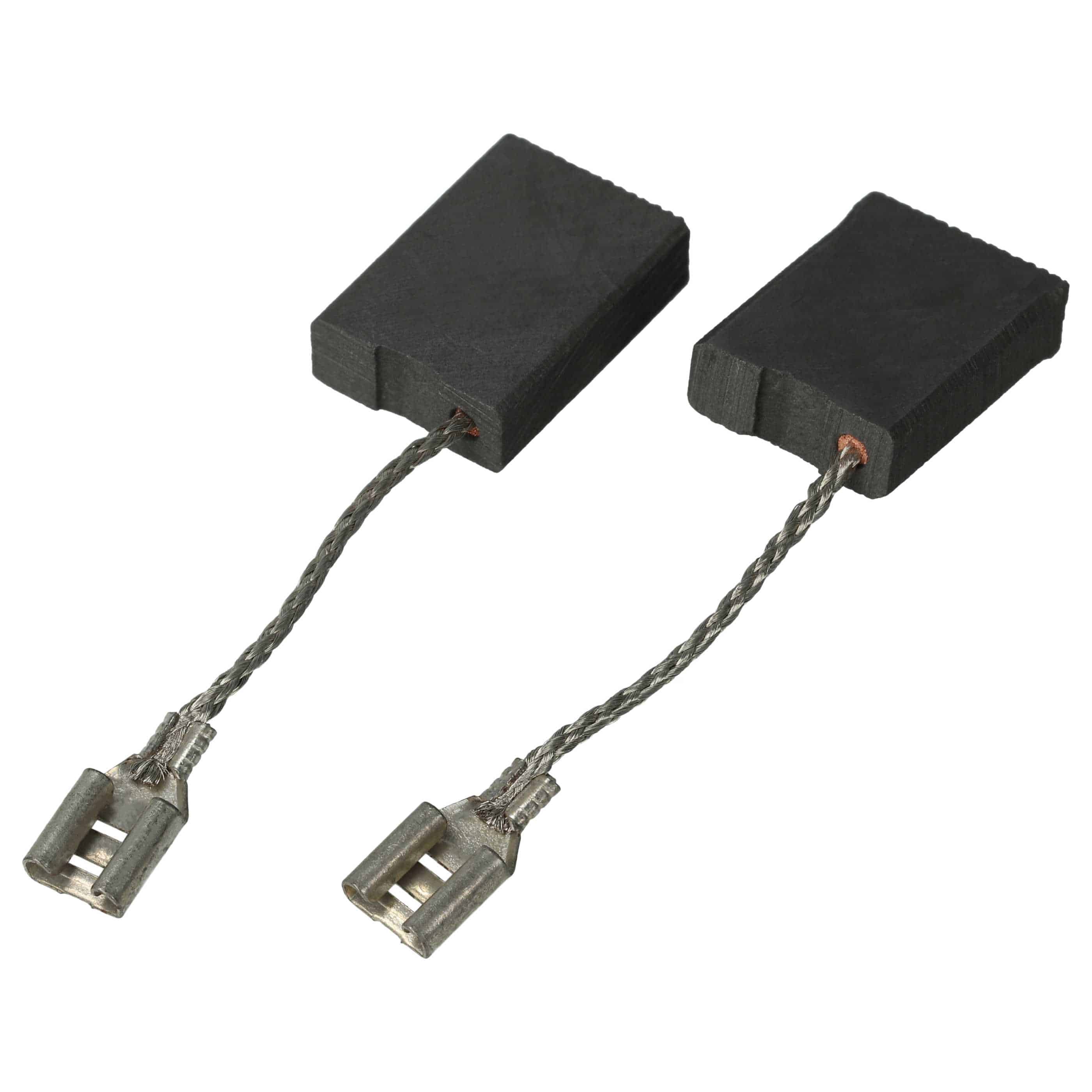2x Spazzola carbone come Bosch 1607014171 per lavatrici, utensili - 6,1 x 15,9 x 22mm - trefolo zincato