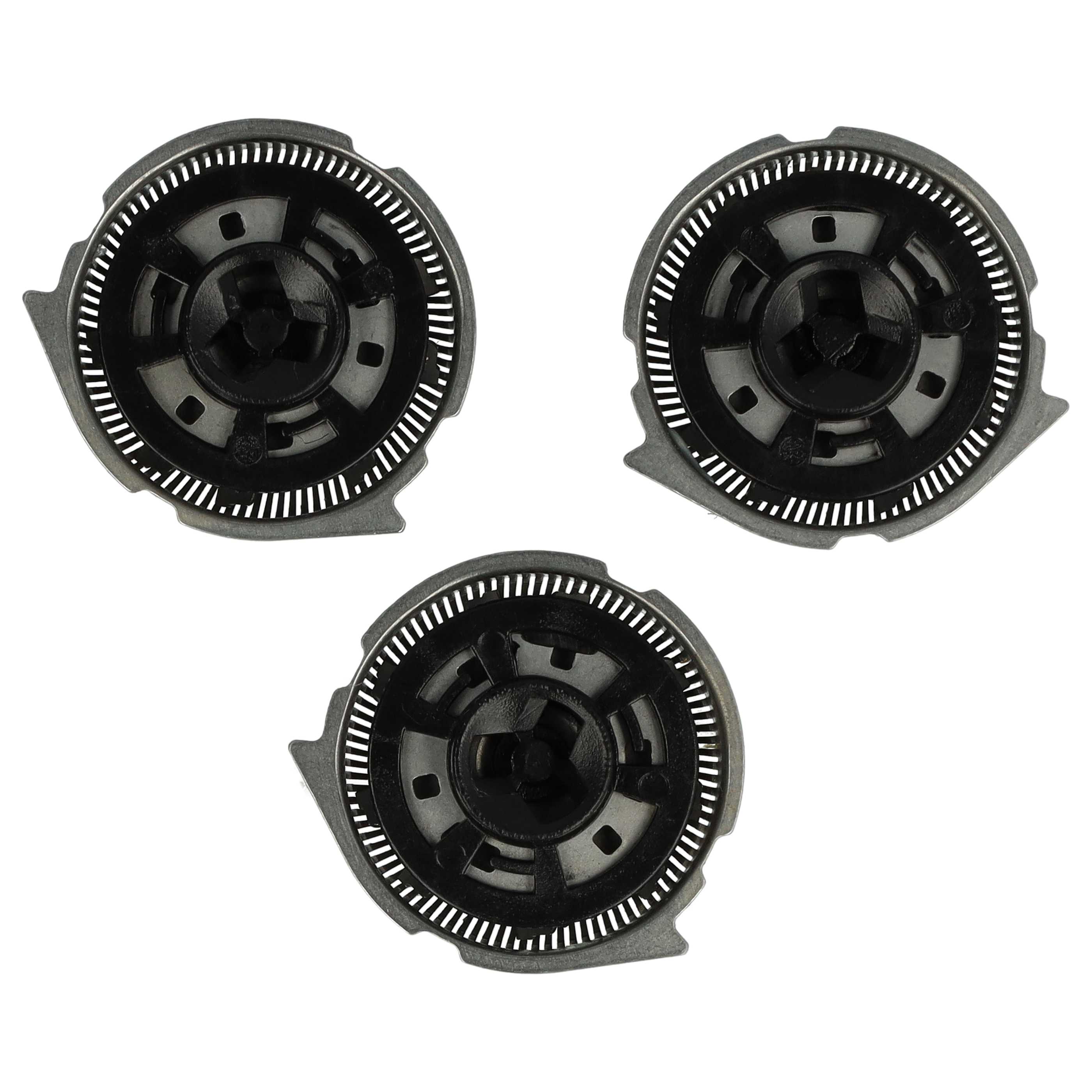 9x cabezales reemplaza Philips SH30, SH30/50 para afeitadoras Philips - plata